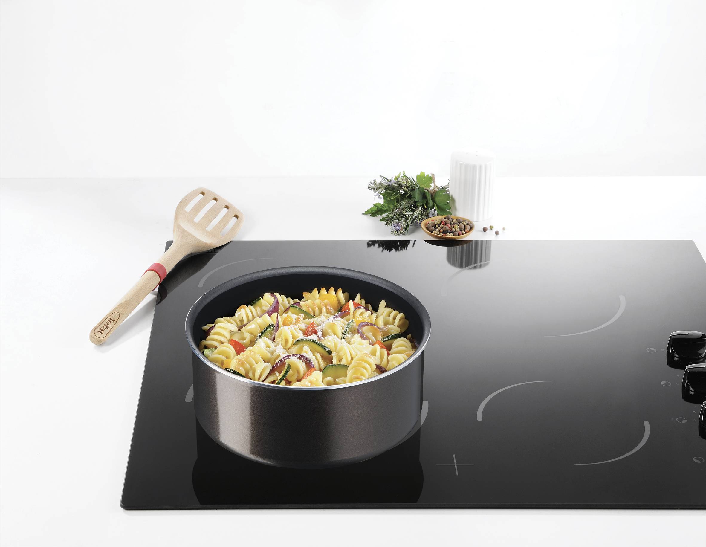 Ingenio Easy Plus, Batería de cocina de 4 piezas, No Inducción