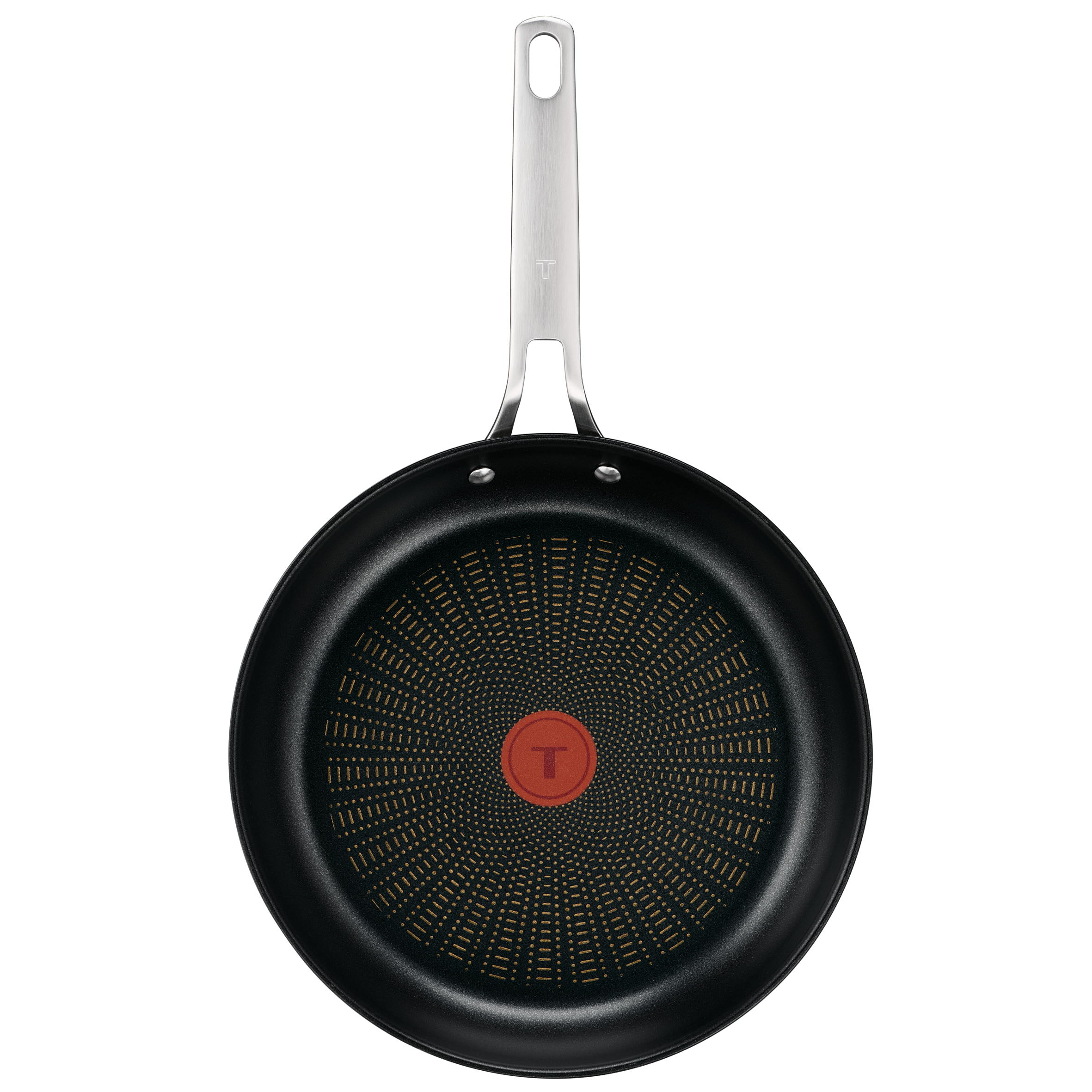 Extreme Sartén de 28 cm, Acero inoxidable premium, Revestimiento antiadherente, Thermo-Signal, Compatible con inducción