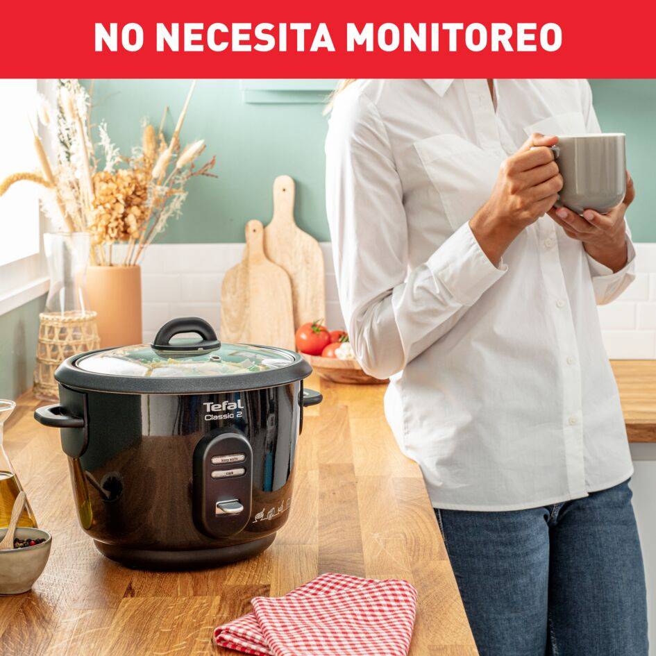 New Classic, Arrocera eléctrica, 3L, 4 accesorios, Negra
