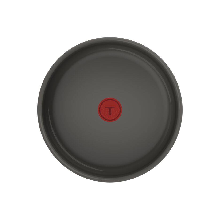Ingenio Renew Ceram, Sartén Guisera de 24 cm, Revestimiento cerámico antiadherente, Apilable, Mango extraíble, Compatible con inducción