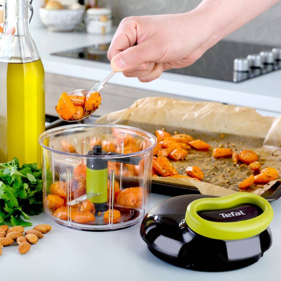 Picadora manual de 5 segundos 900 ml con kit de cuchillas para hielo