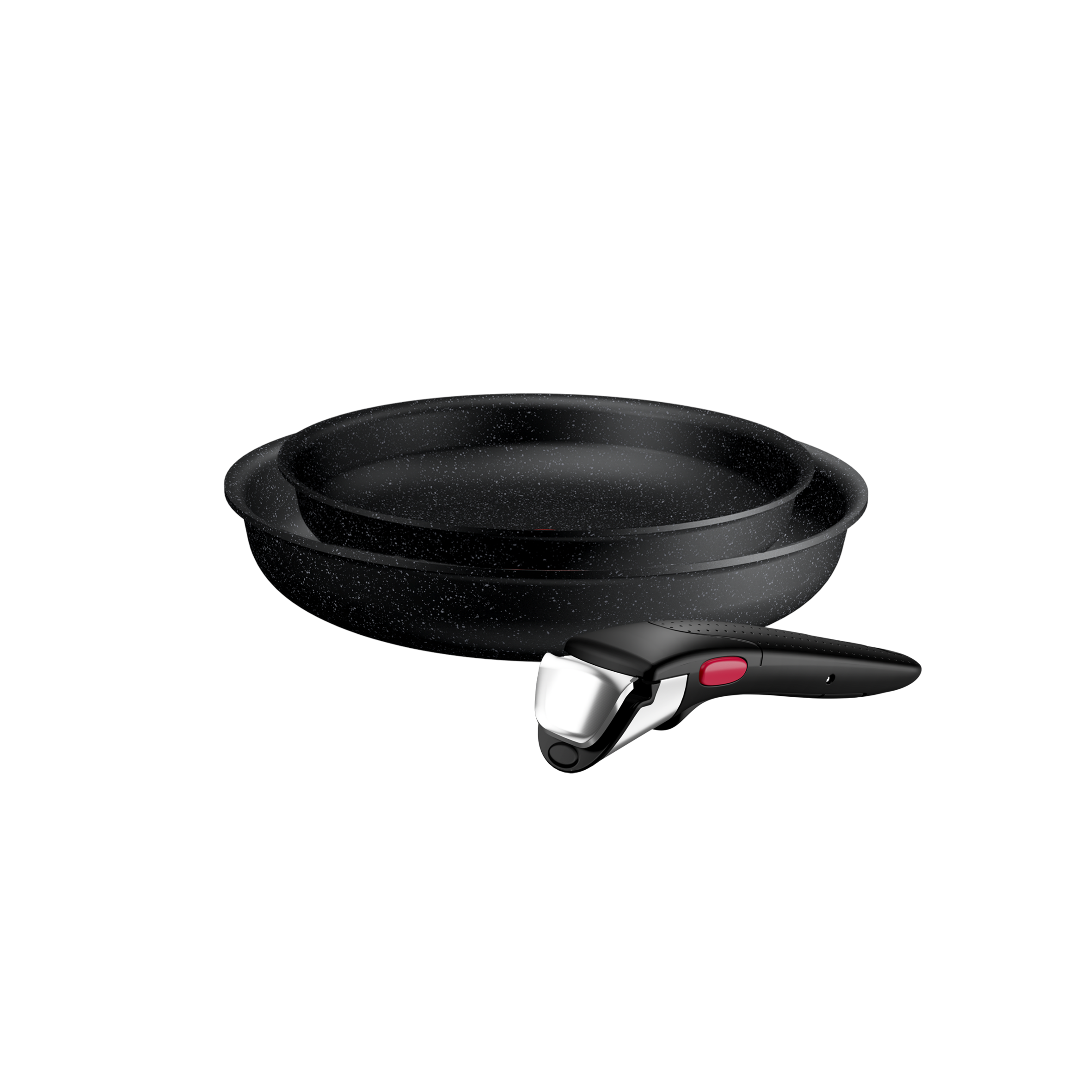 Ingenio Expertise Set de 3 piezas, Apilable, Revestimiento antiadherente, Thermo-Signal, Inducción