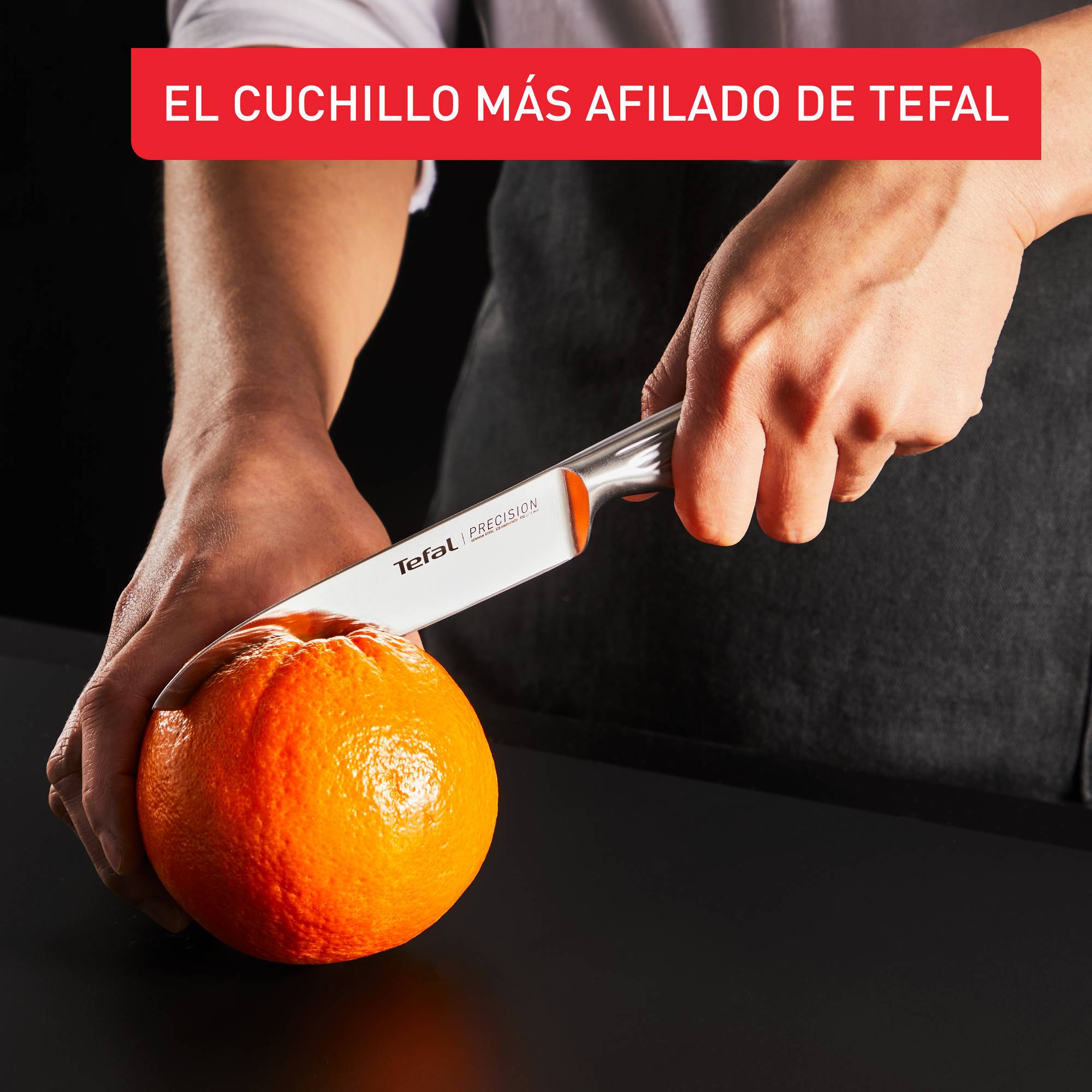 Chef Precision Cuchillo 12 cm, Cuchillos de Cocina, Afilado Óptimo, Alta Precisión.