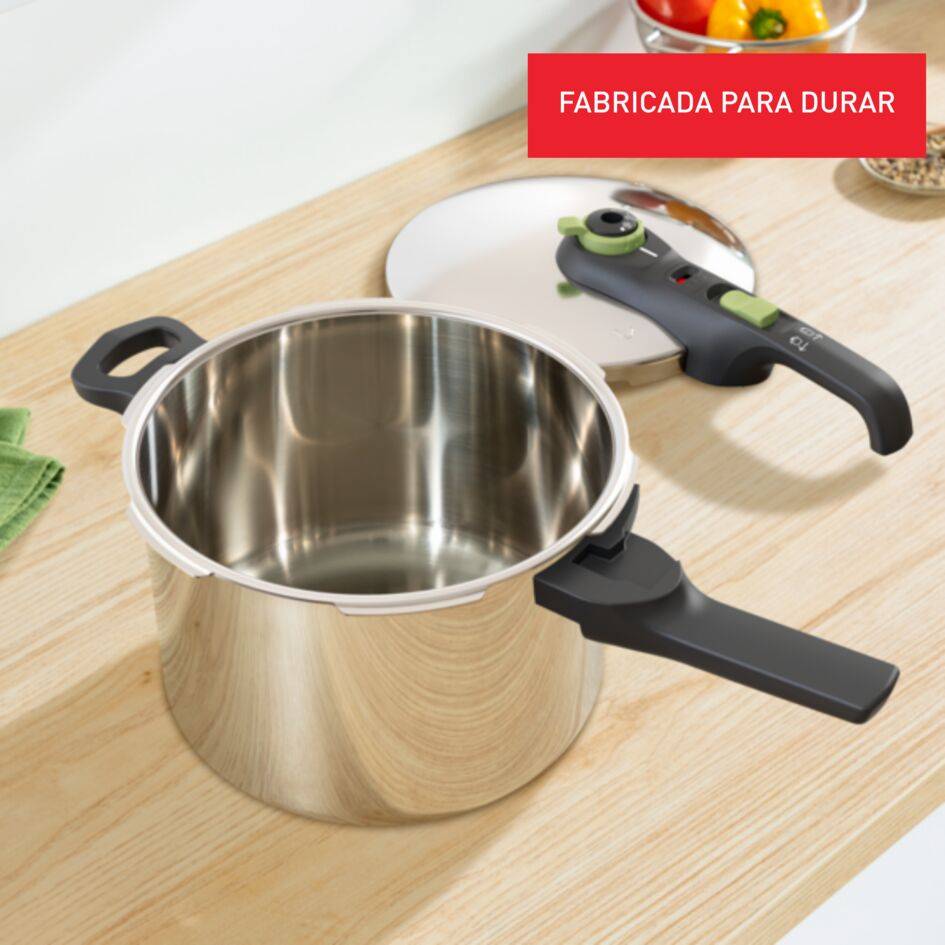 Secure Trendy, Olla a presión, 6 L, Cocción rápida, 2 programas, Segura, Inducción