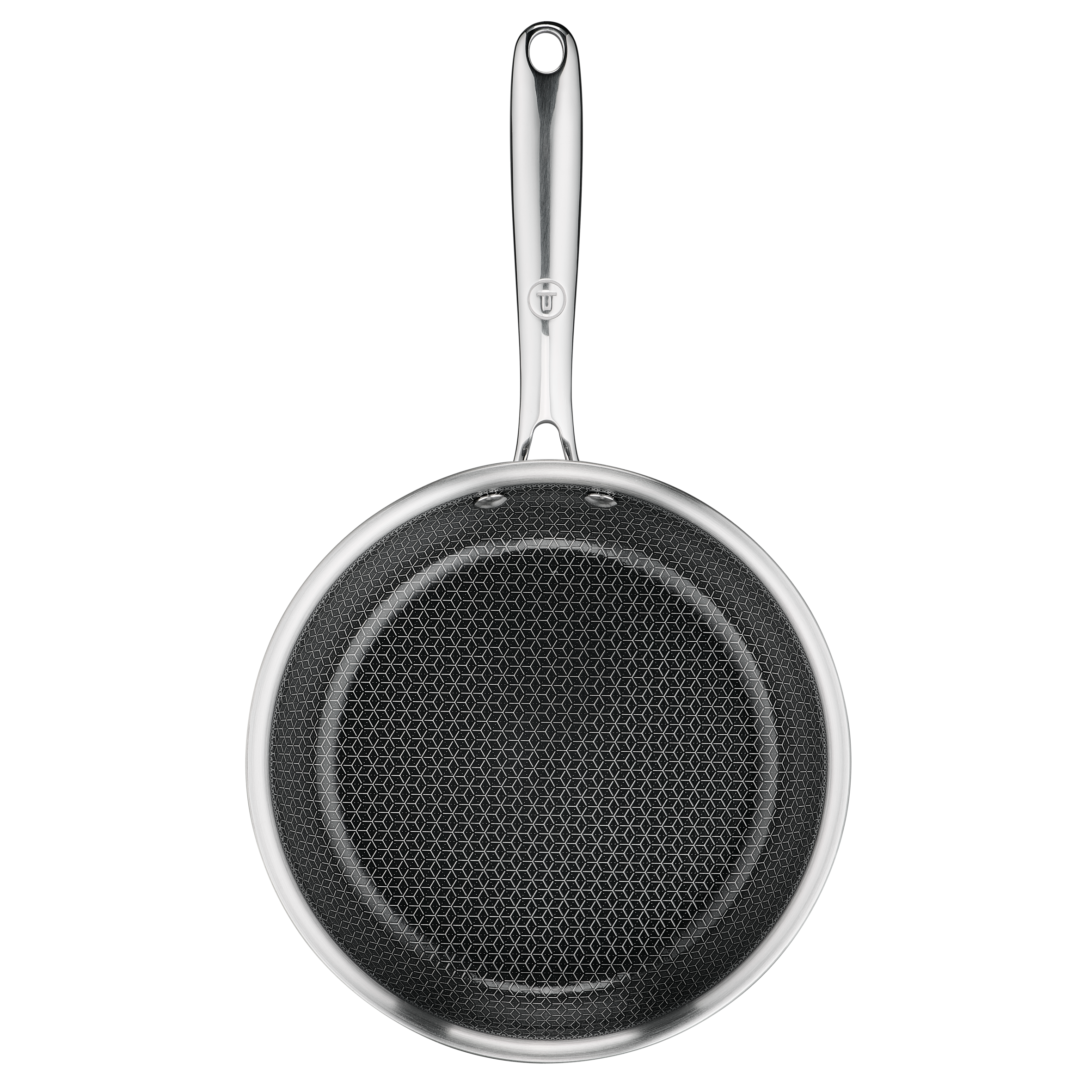 Master Ceramic Sartén 20 cm, Revestimiento antiadherente, Acero inoxidable premium, Tecnología Hybridmesh, Compatible con inducción