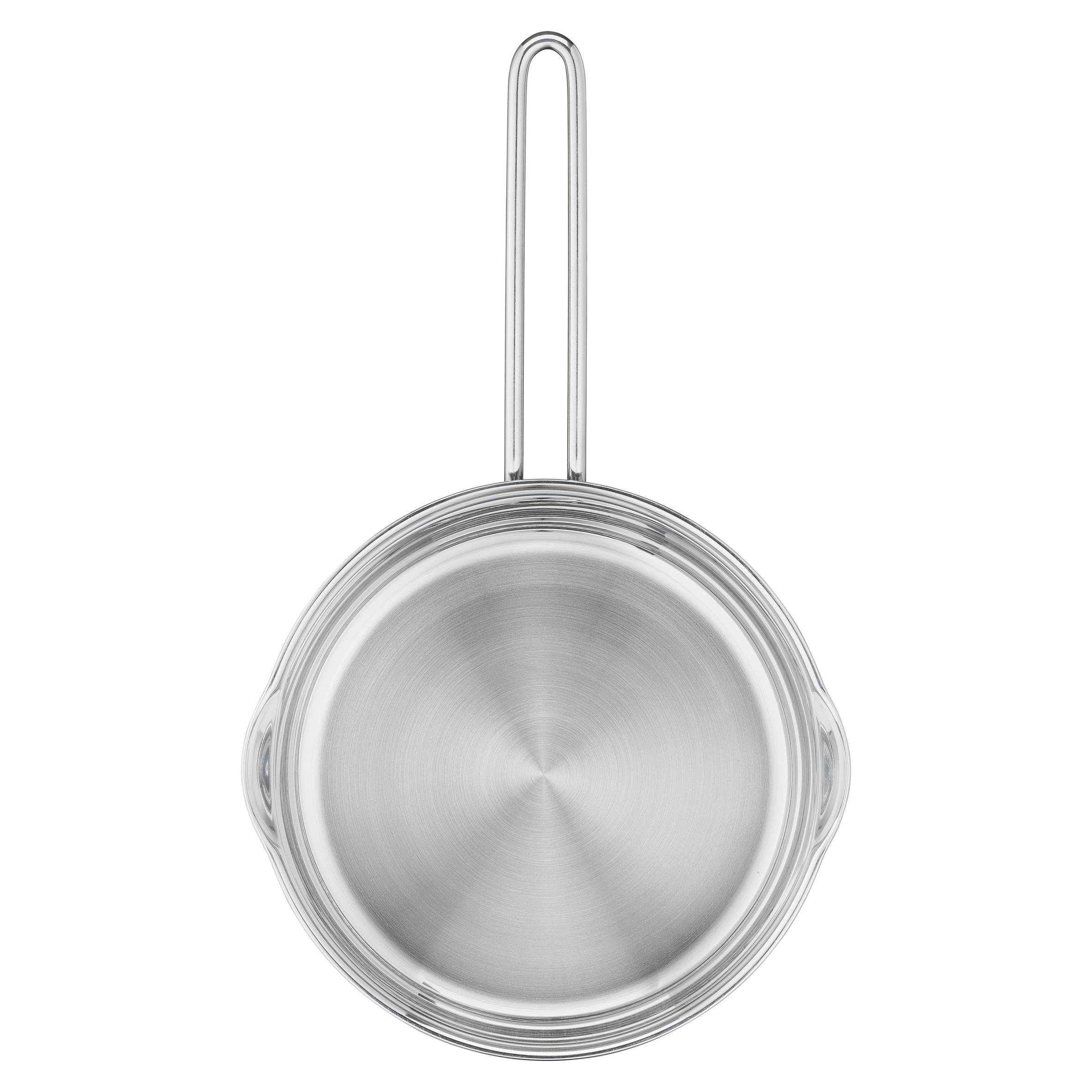 Nordica, Cazo 16 cm, Acero inoxidable 18/10, Doble mango patentado, Inducción