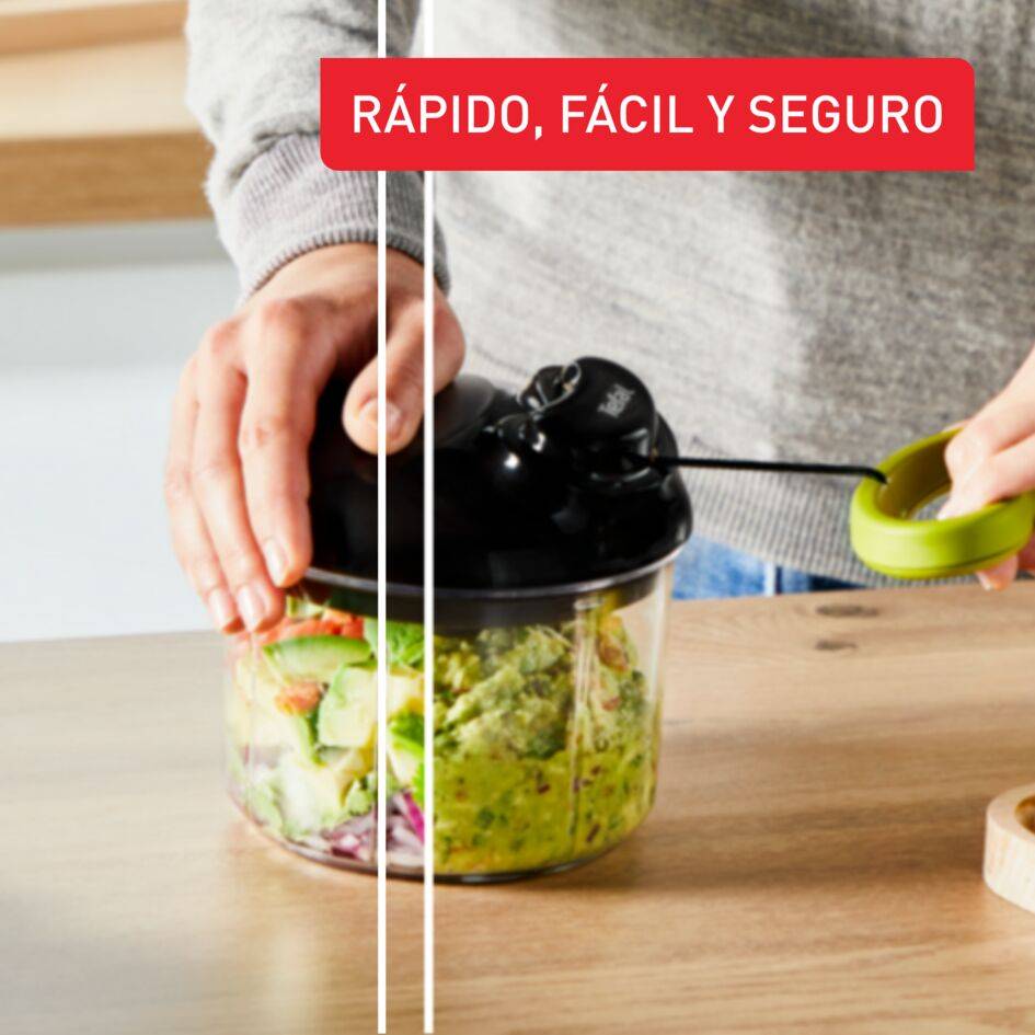 Picadora manual de 5 segundos 900 ml