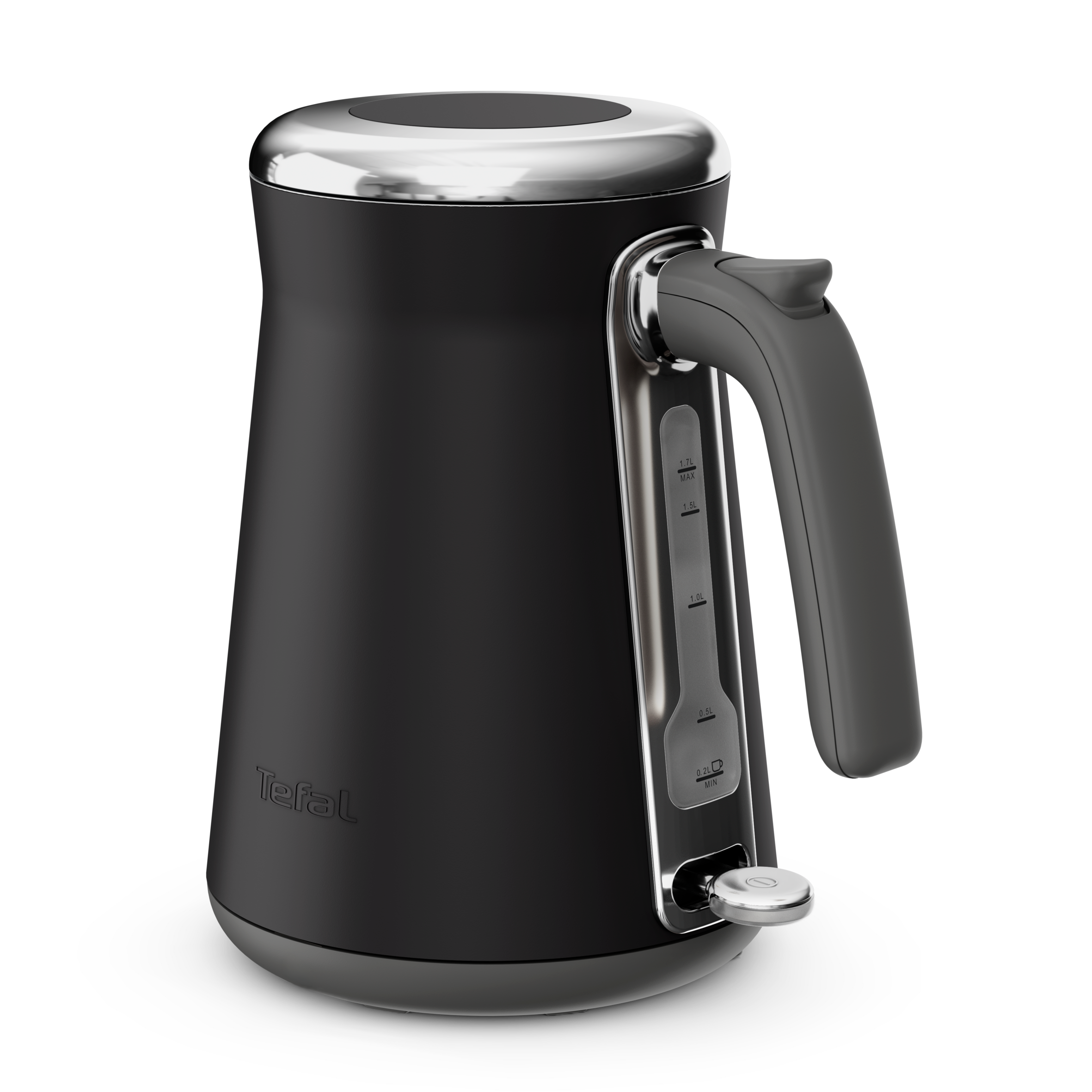 Collection, Hervidor de Agua de Acero Inoxidable, 2400 W, Apagado Automático con Luz Indicadora, Indicador de una Taza, Negro
