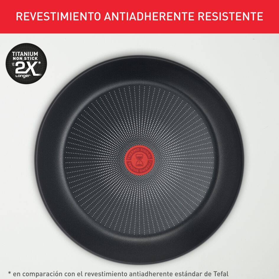 Ingenio Emotion, Set de 10 piezas: Sarten 22/26cm + Cazos 16/18cm + Tapas + Accesorios + Mango extraíble, Acero Inoxidable, Apilable