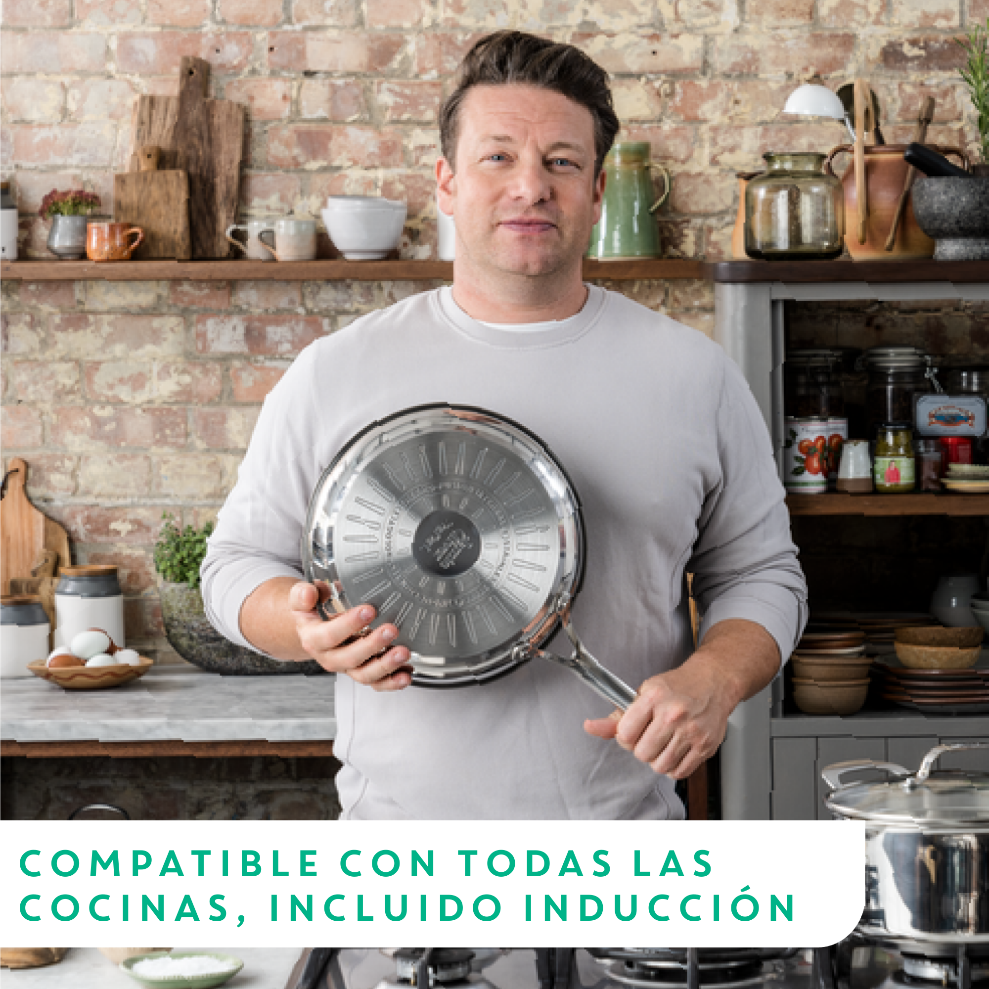 Jamie Oliver, Set 3 sartenes, 20/24/28 cm