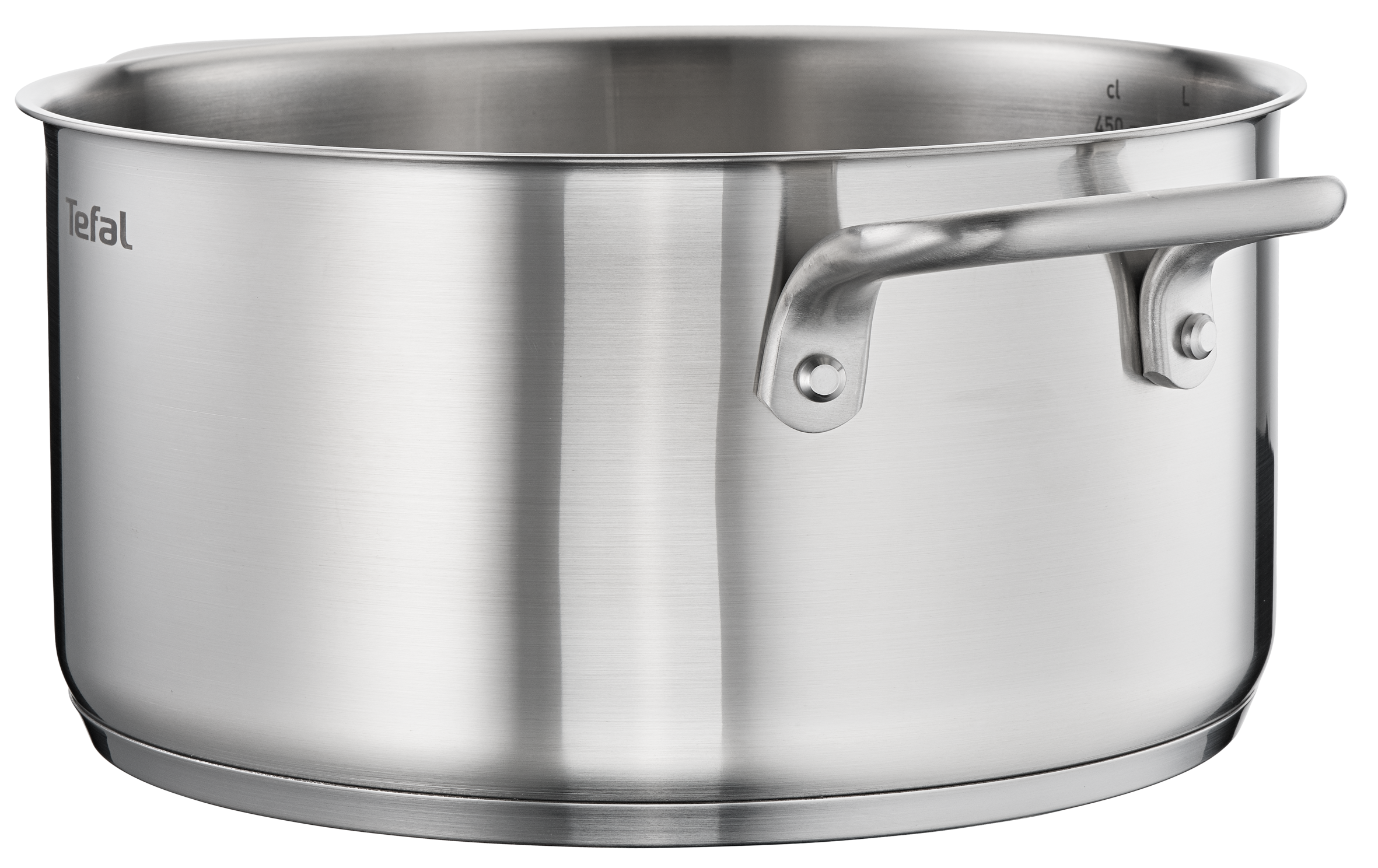 Virtuoso, Olla 24 cm, Acero Inoxidable Premium, Inducción, Tapa de Cristal