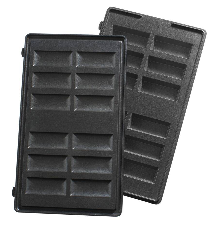 Caja con 2 platos para minilingotes Snack Collection XA801312