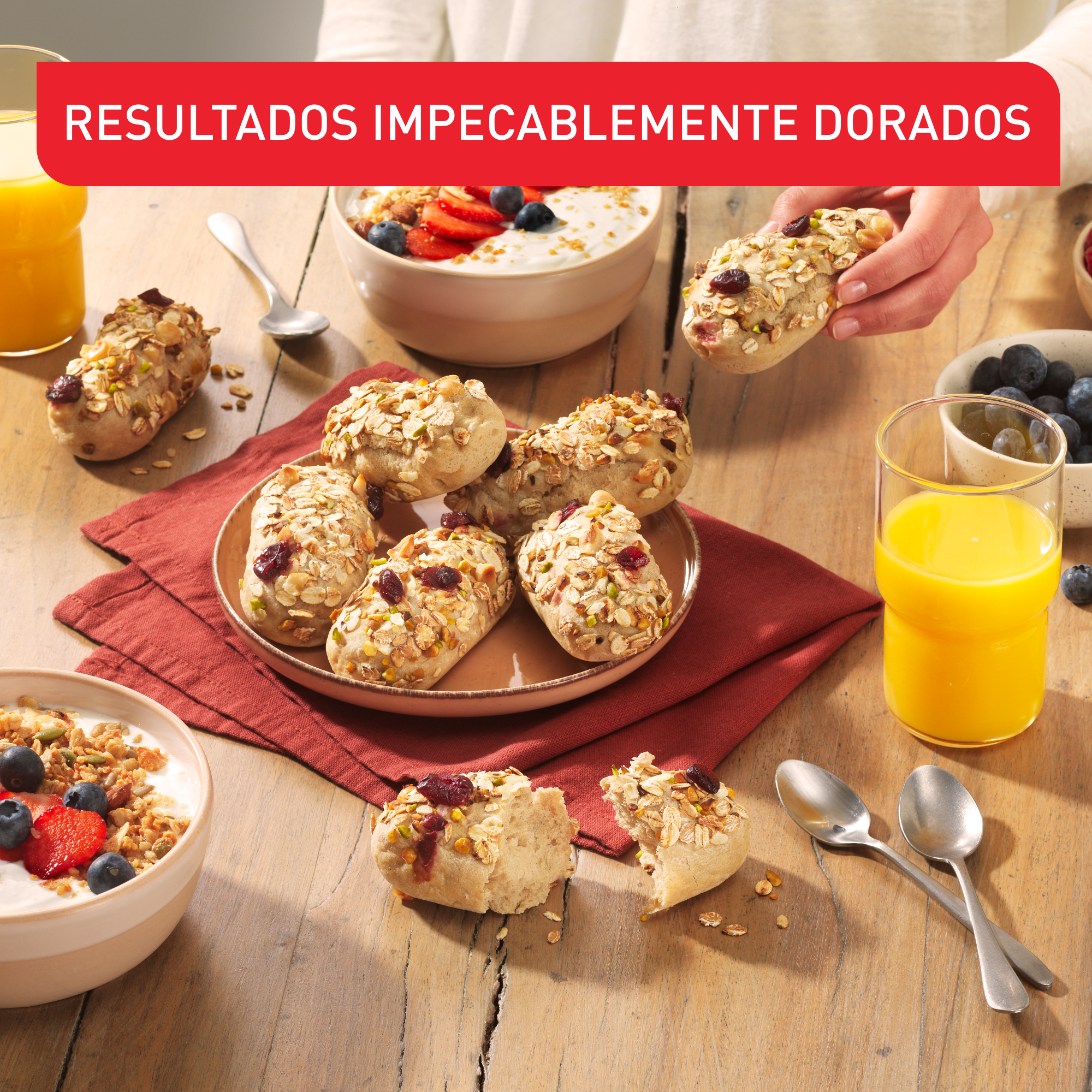 Creabake, Juego de 3 moldes para panecillos, 12,5 x 6,5 cm