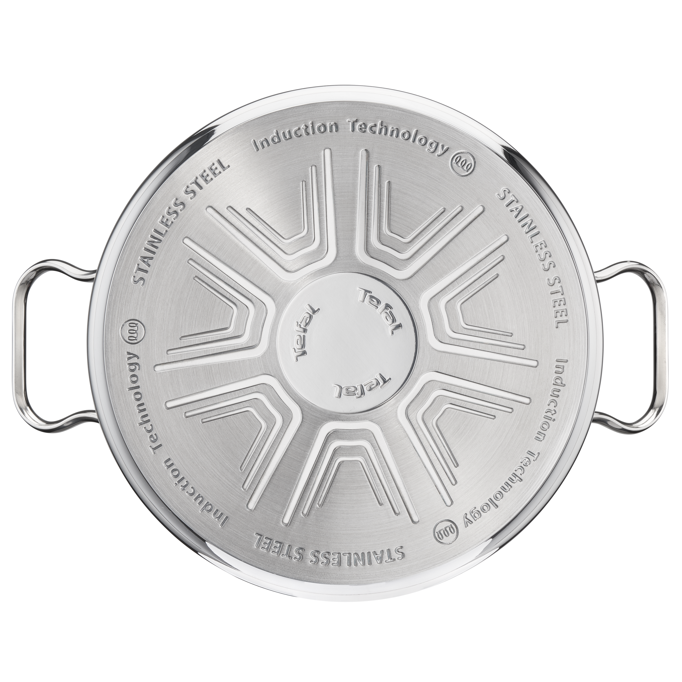 Duetto On, Set de 6 piezas, Cacerola 16&nbsp;cm, Ollas 20/24&nbsp;cm, 3 tapas, Acero inoxidable 18/10, Marcas medidoras