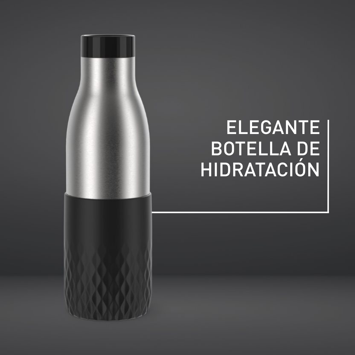 Bludrop Sleeve, Botella de Hidratación, 0,5L , Negra