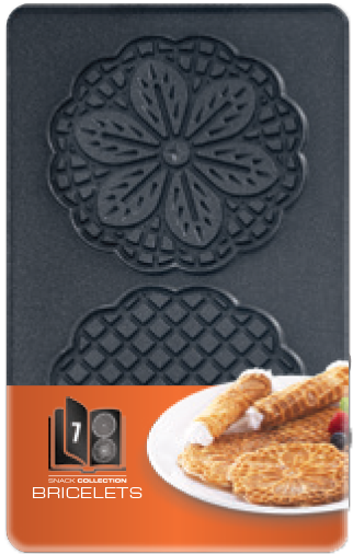 2 platos para barquillos suizos Snack Collection XA800712