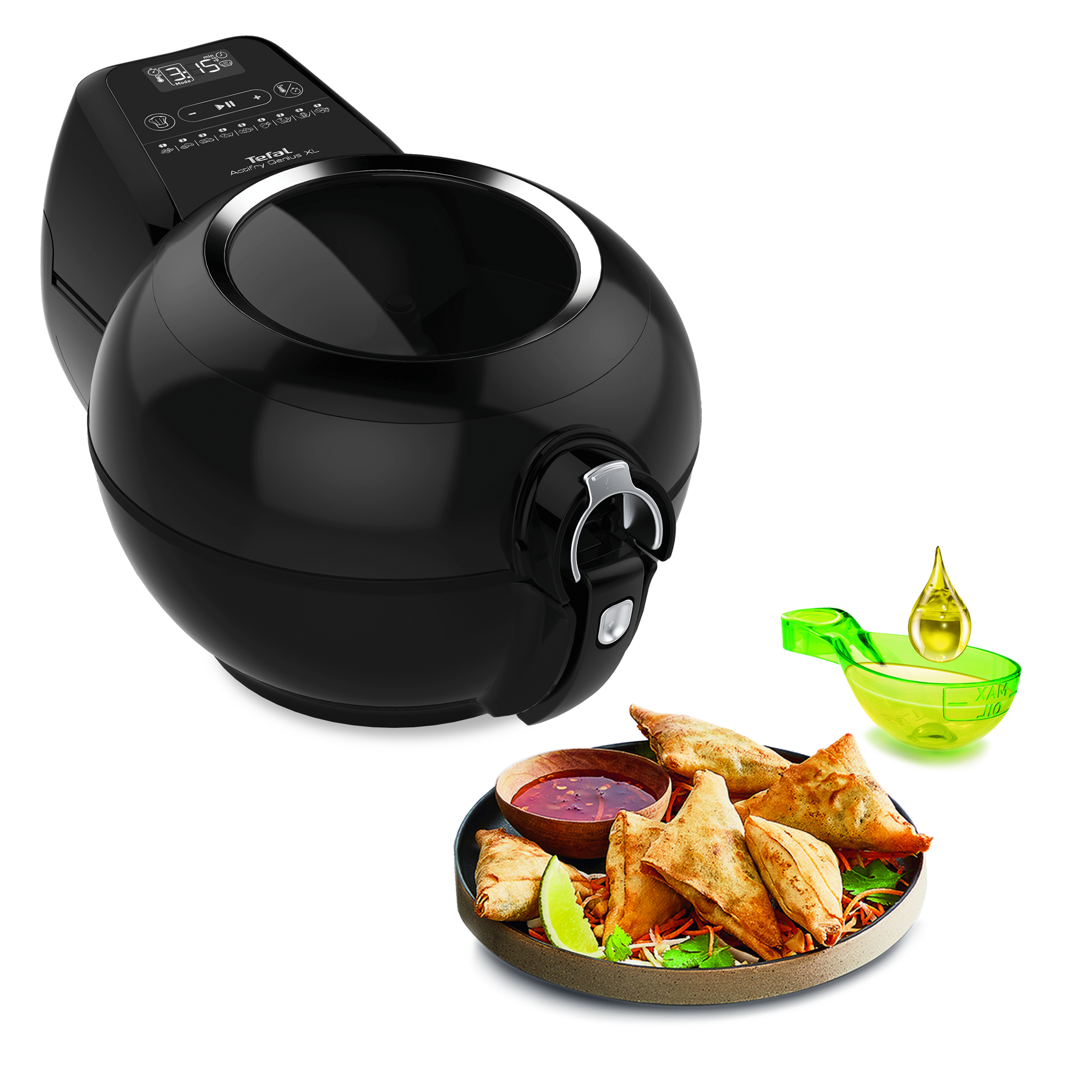 ACTIFRY GENIUS XL 2 EN 1 FREIDORA DE AIRE NEGRA