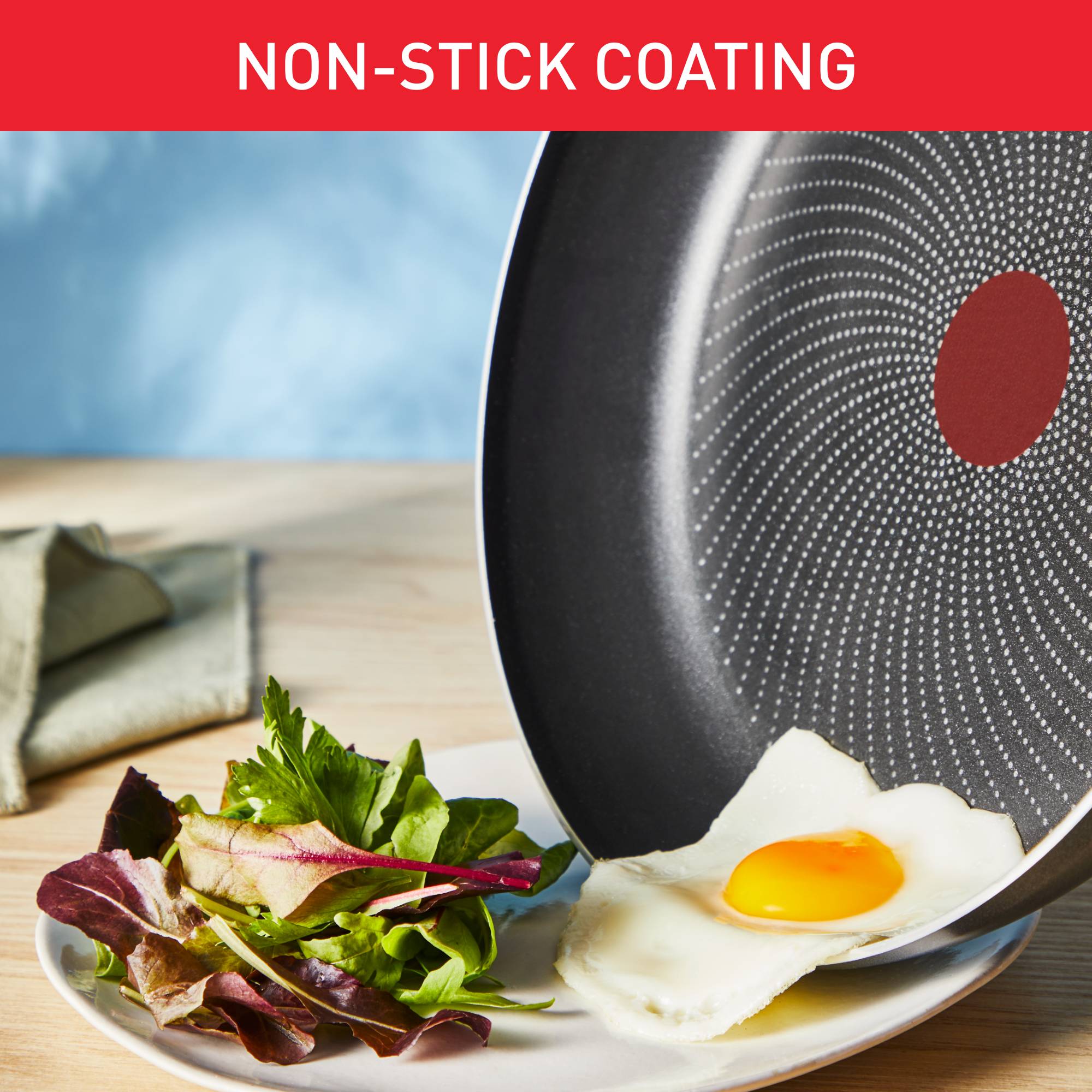 Ingenio So'Light, Sartén de 26&nbsp;cm, Ligera, Inducción, Revestimiento Antiadherente