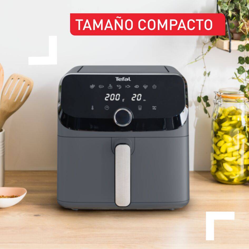 Easy Fry Mega, Freidora de aire, 7,5 L Capacidad XL, 8 Programas, Diseño Compacto