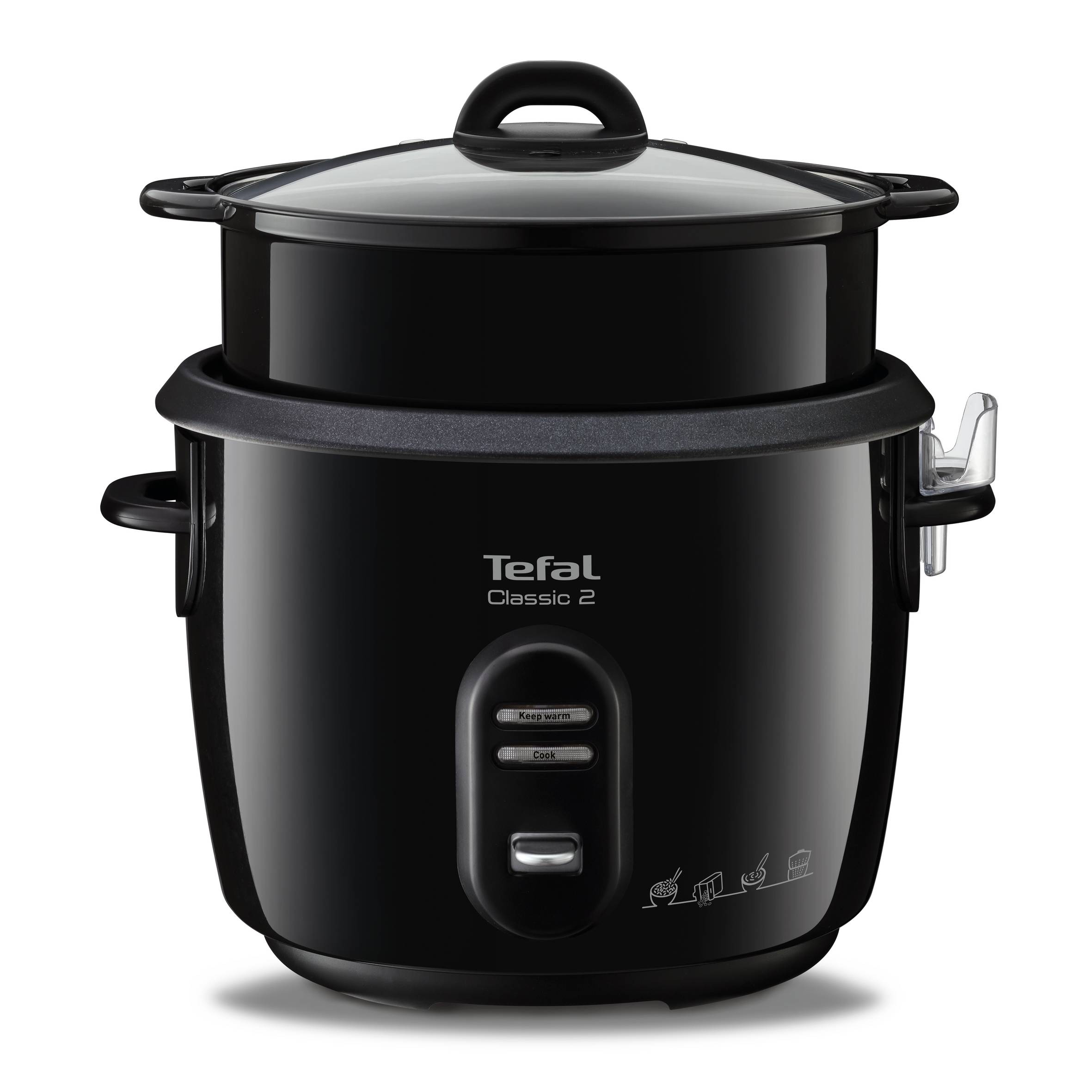 New classic, Arrocera eléctrica, 5L, 4 accesorios, Negra