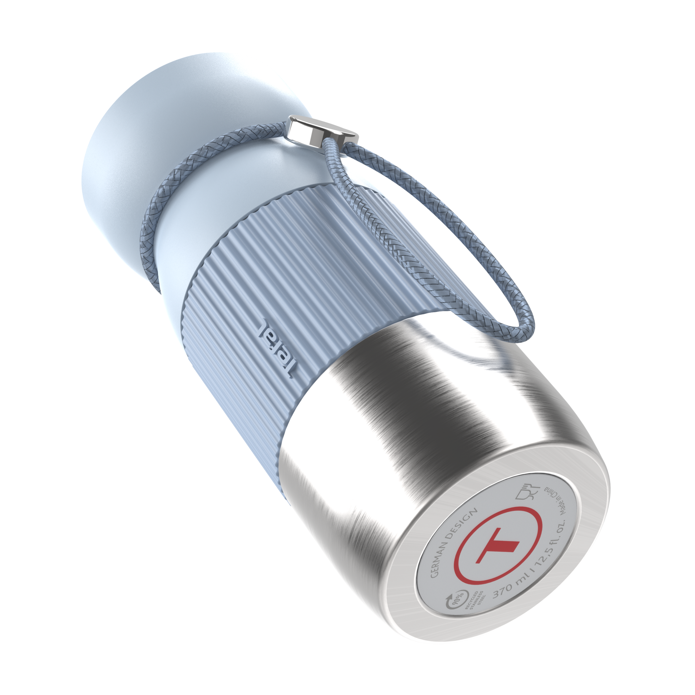 BeYou, Taza de viaje, Bebida aromática, 100 % hermética, Apta lavavajillas, 0,36 L, Azul