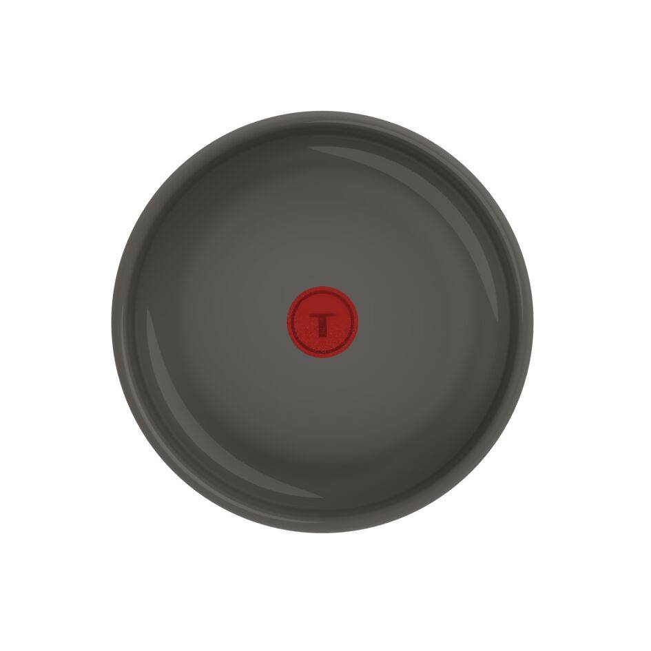 Ingenio Renew Ceram, Sartén de 24 cm, Revestimiento cerámico antiadherente, Apilable, Mango extraíble, Compatible con inducción
