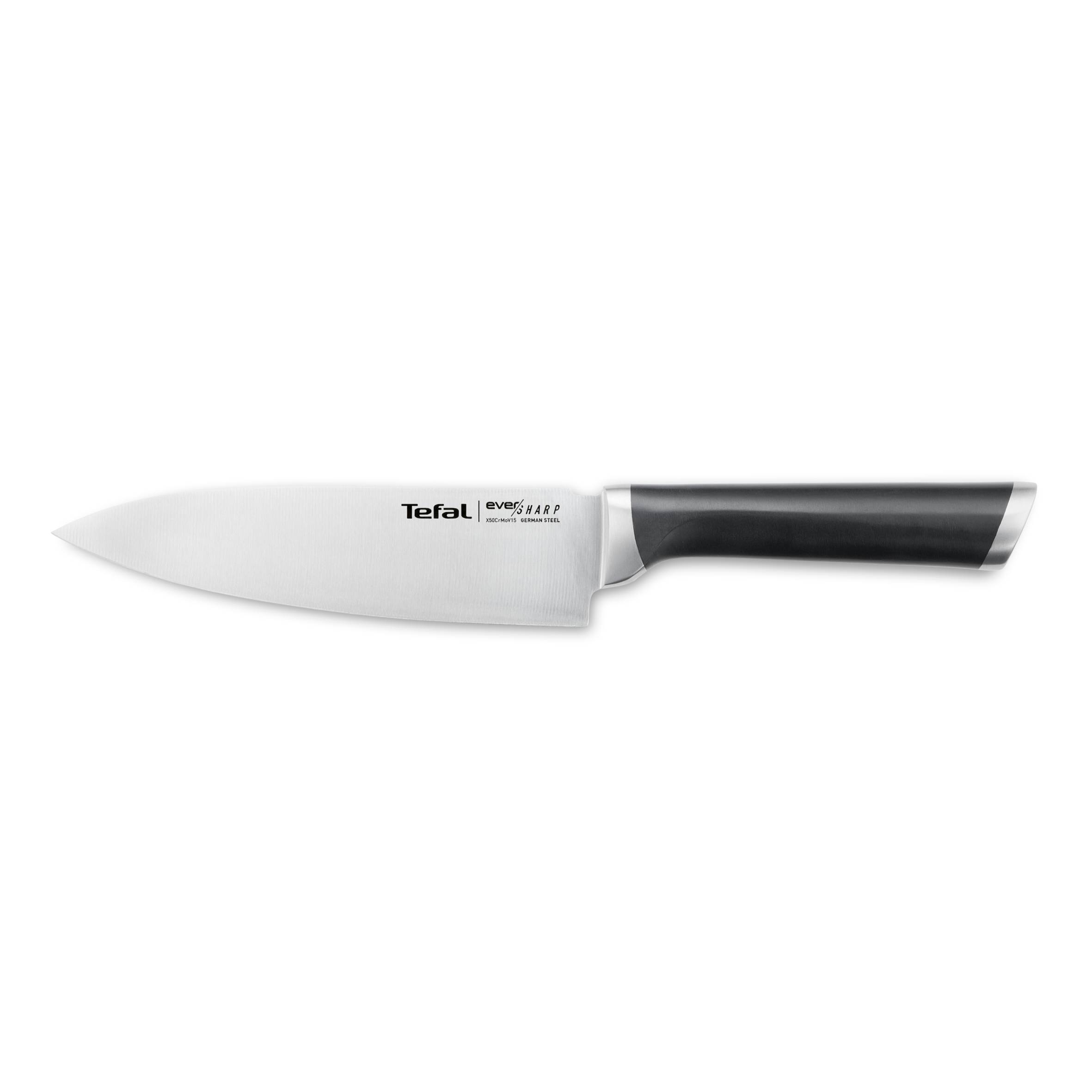 Ever sharp, Cuchillo Chef 16,5 cm, Multiusos, Funda afiladora