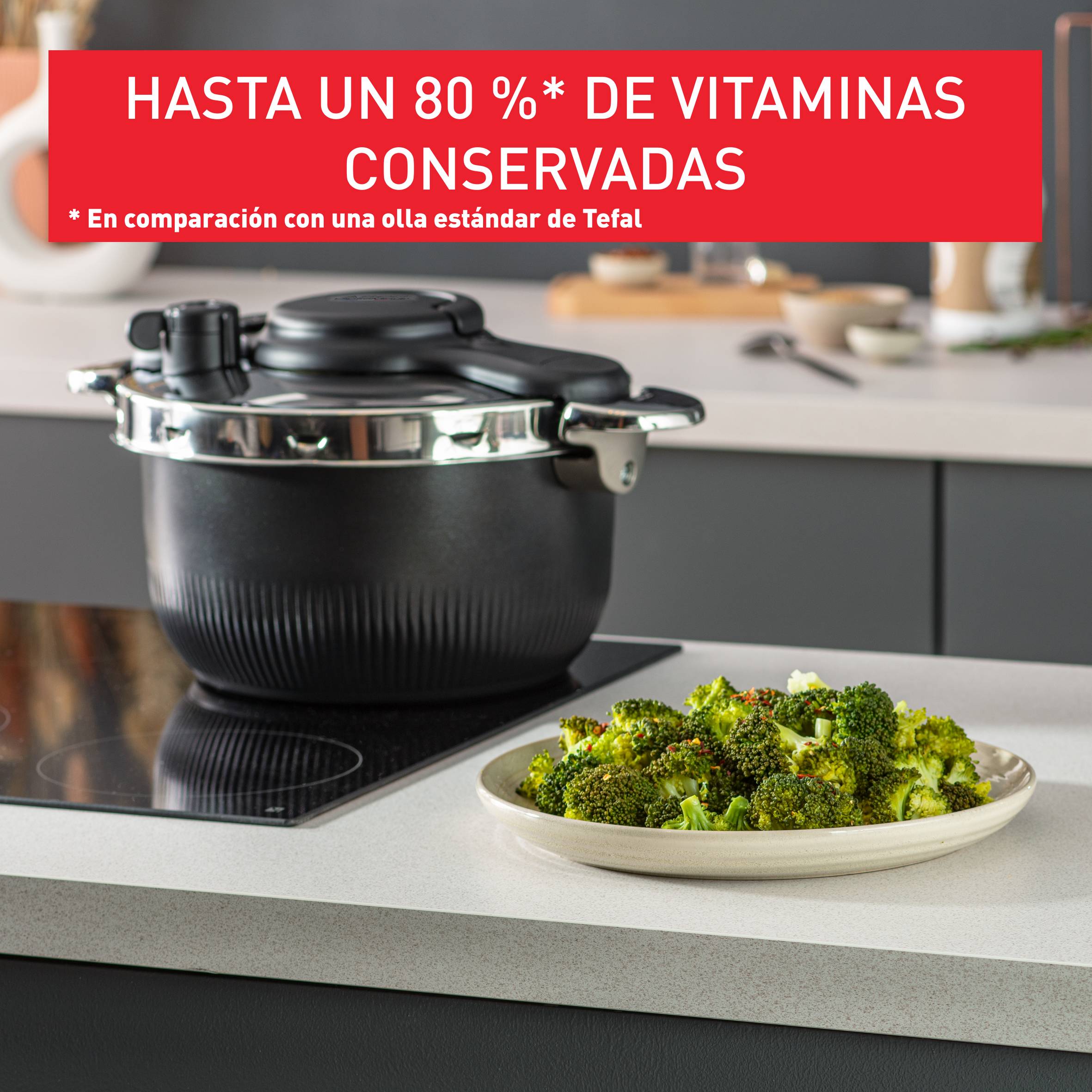 Clipso Tempo 3 en 1, Olla a presión, 6 L, Apta para horno