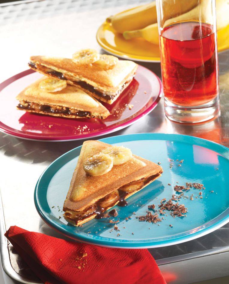 2 platos triangulares para croques Snack Coll. XA800212