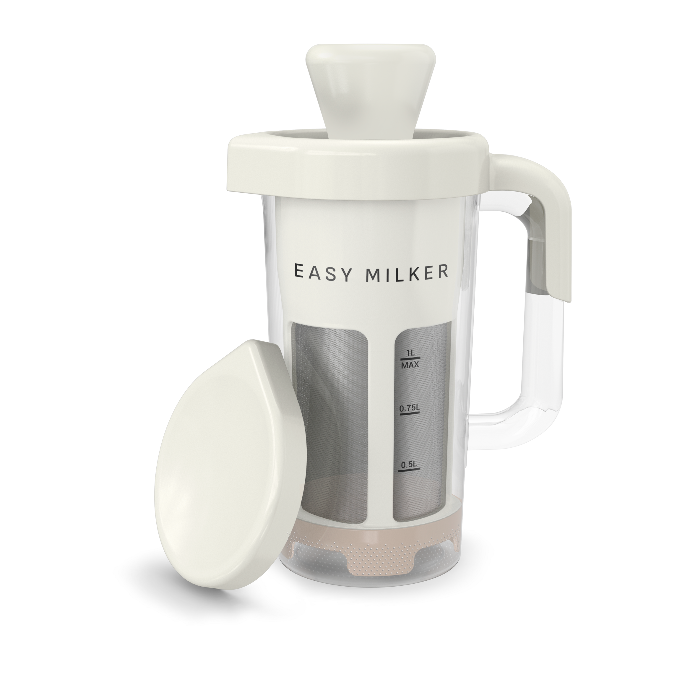 Easy Milker, Máquina para hacer leche vegetal casera, Rápida y fácil, Resultados personalizados, Sin desperdicios