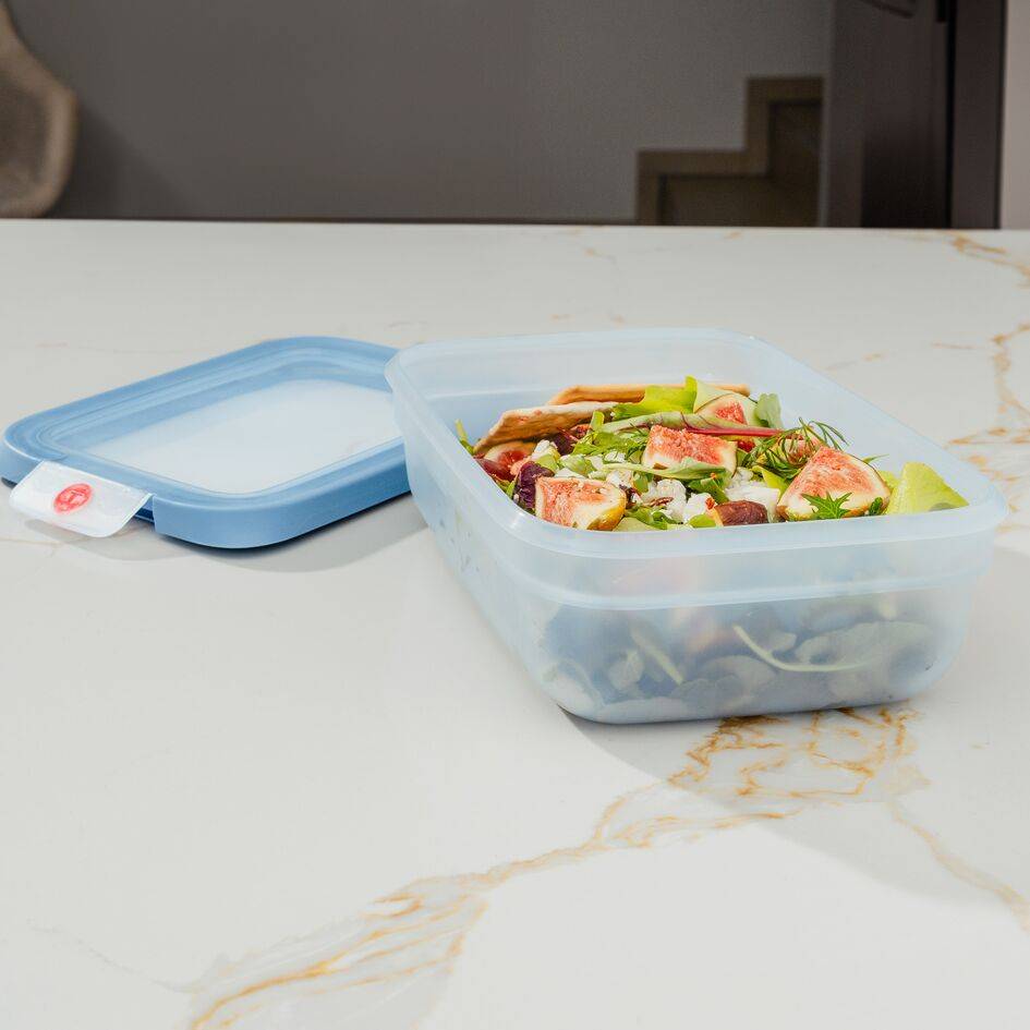 TEFAL oneClick, Hermético, Sistema One-Click, Azul, 1,2 L / 42,2 FLOZ