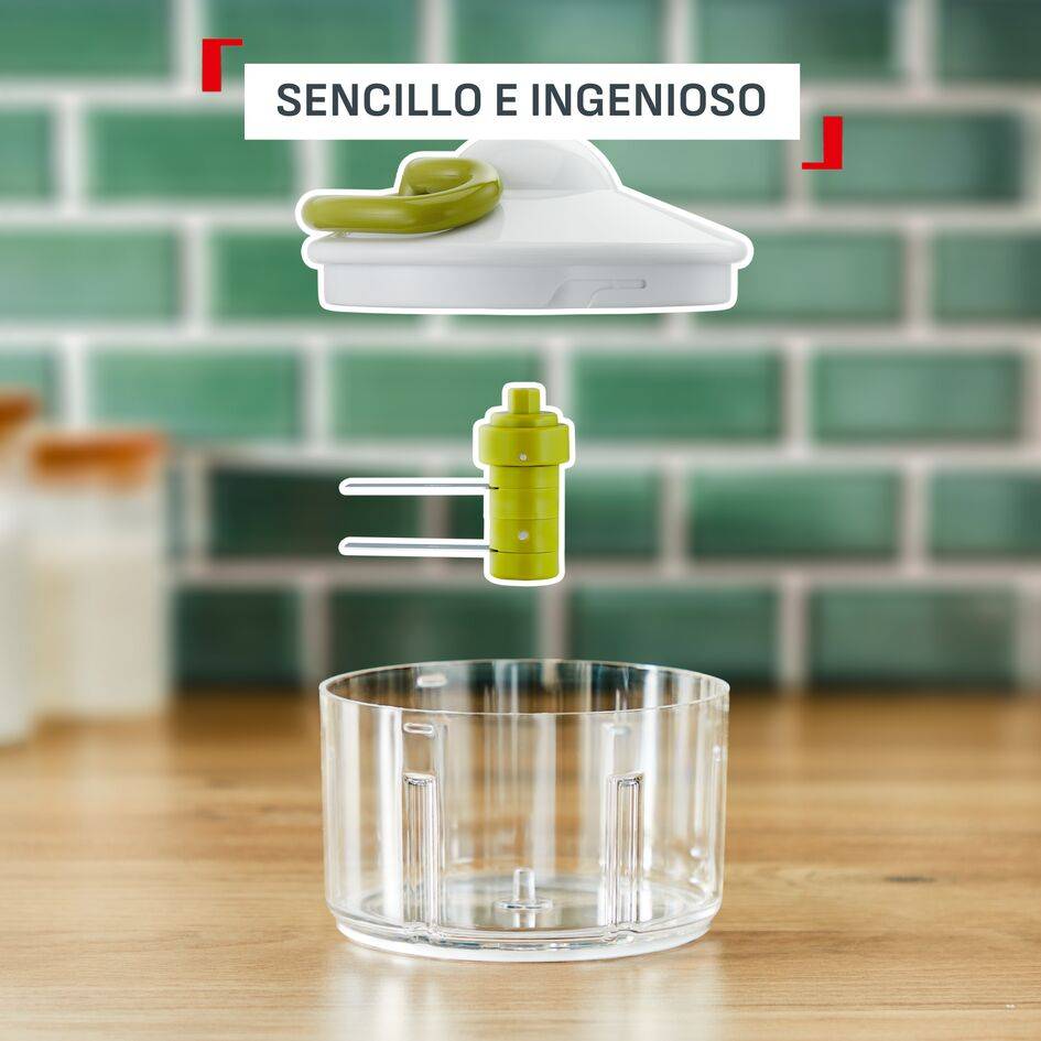 Picadora manual de 5 segundos 500 ml