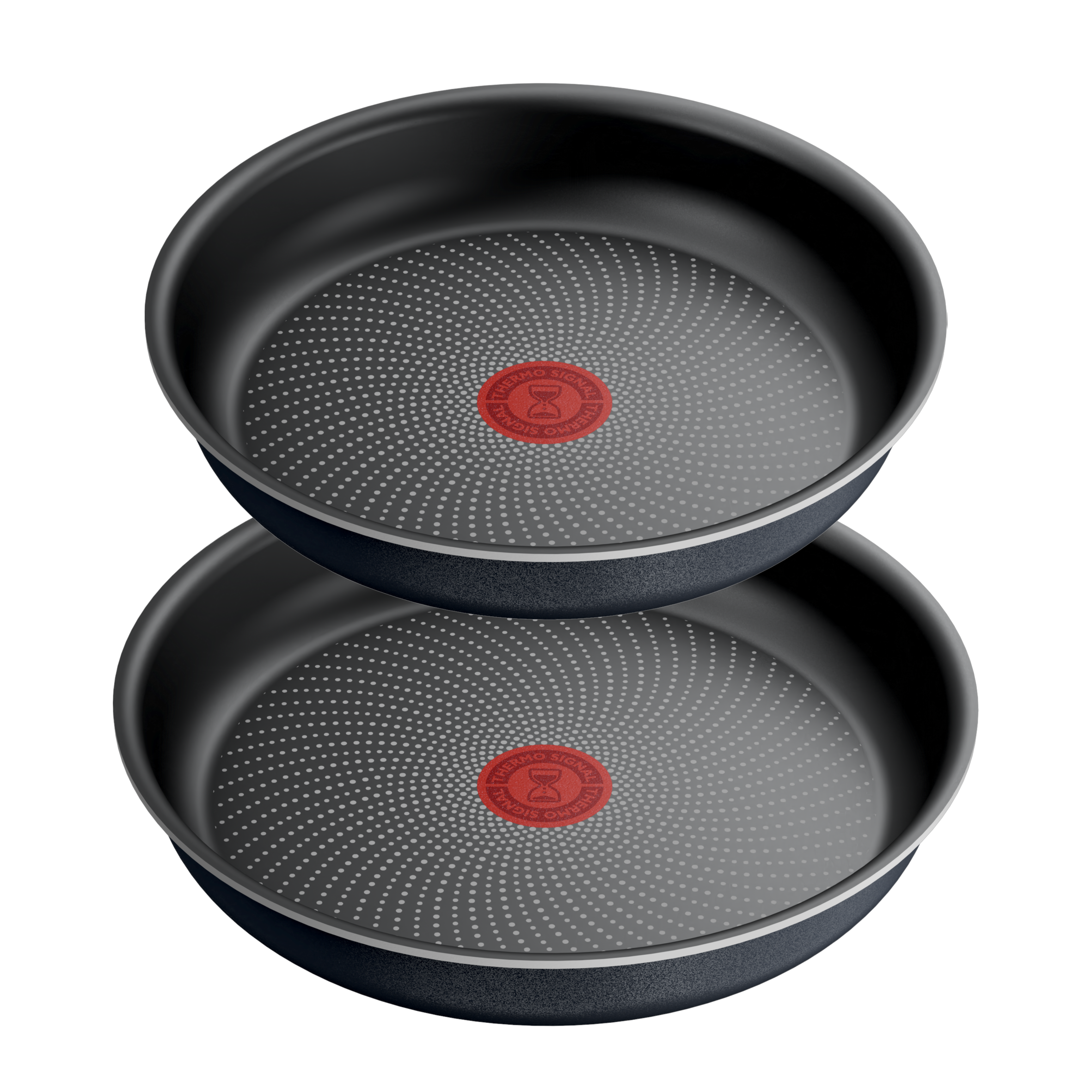 Ingenio So'Light, Set de 3 piezas, Sartenes 24/28 cm, Mango extraíble, Tecnología Light Tech, Revestimiento Antiadherente de Titanio