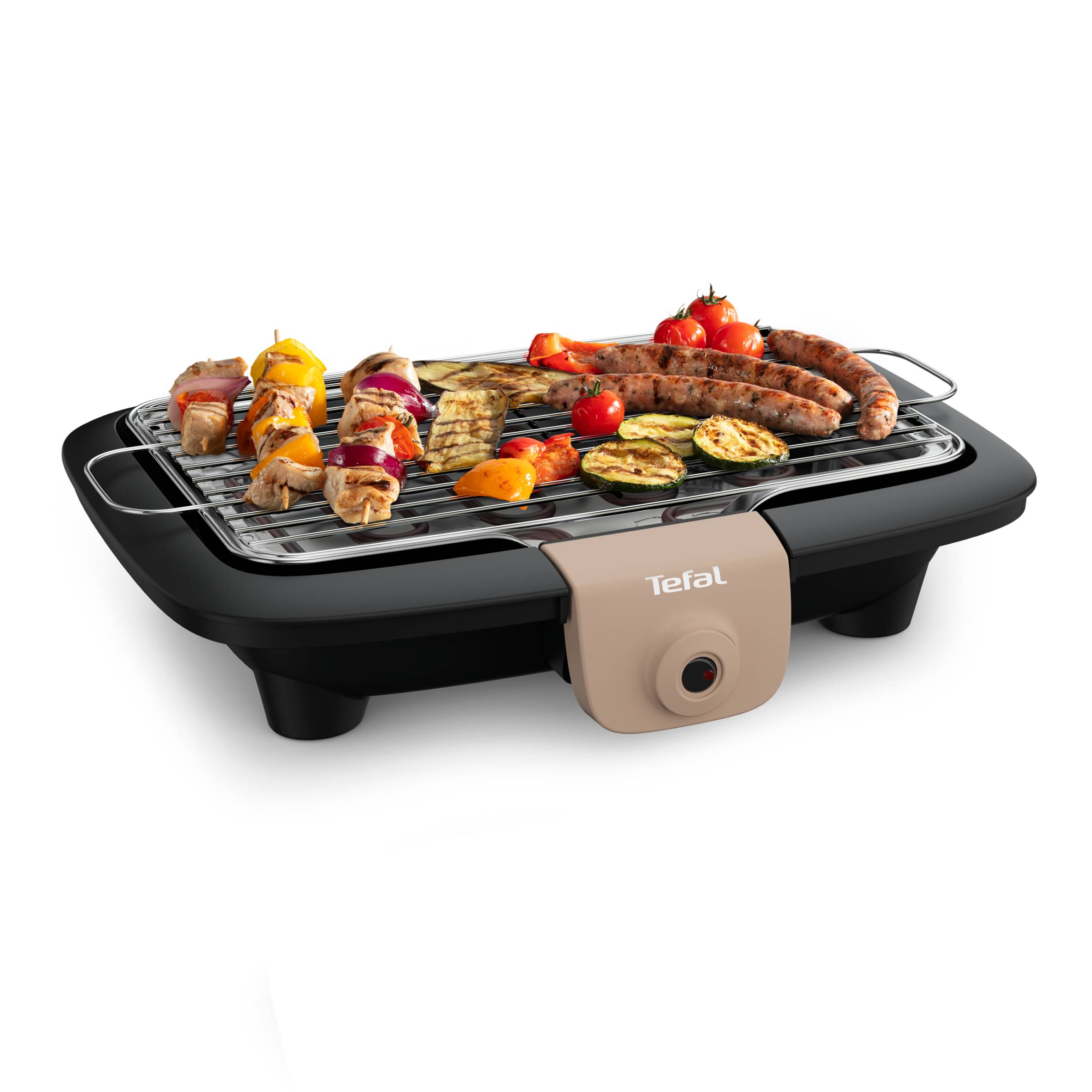 EasyGrill, Barbacoa exterior de mesa, 2300 W, 8 personas, Sistema de Barbacoa sin Humo, Desmontable