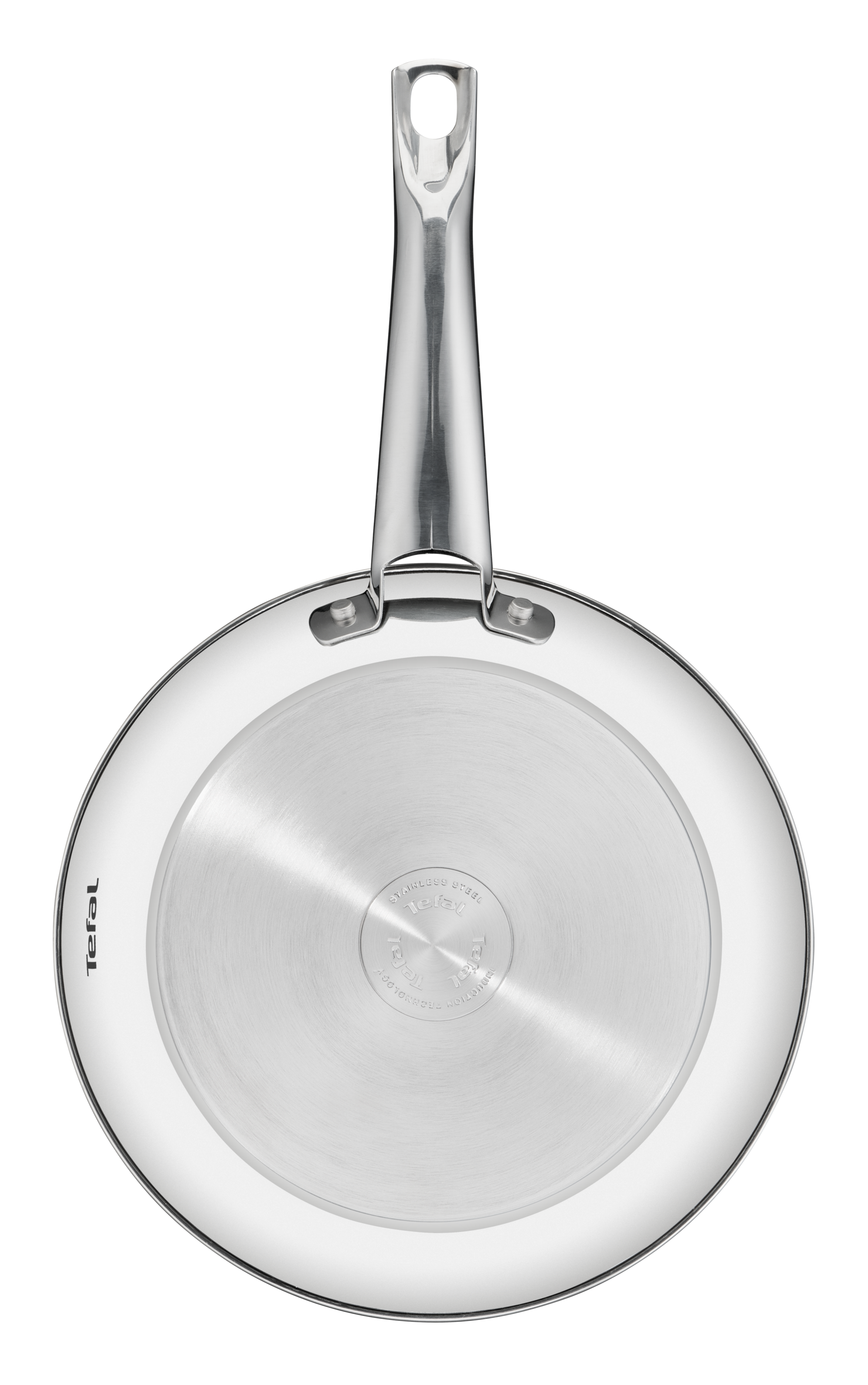 Cook Eat, Set de 2&nbsp;sartenes de 24/28&nbsp;cm, Mango Fijo, Acero Inoxidable, Inducción