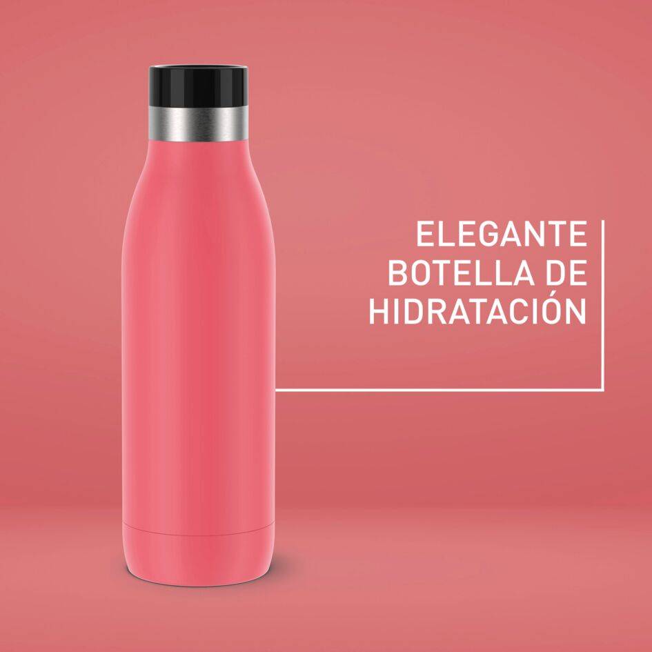 Bludrop Color, Botella de hidratación, 0,5L, Rosa