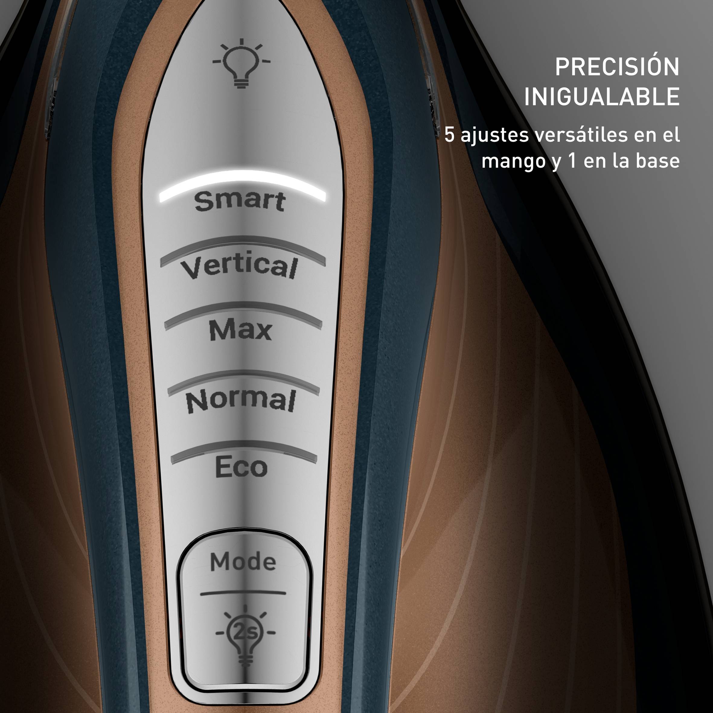 Centro de planchado Pro Express Vision Max de Tefal, vapor potente de 215&nbsp;g/min, iluminación led, 6 ajustes versátiles