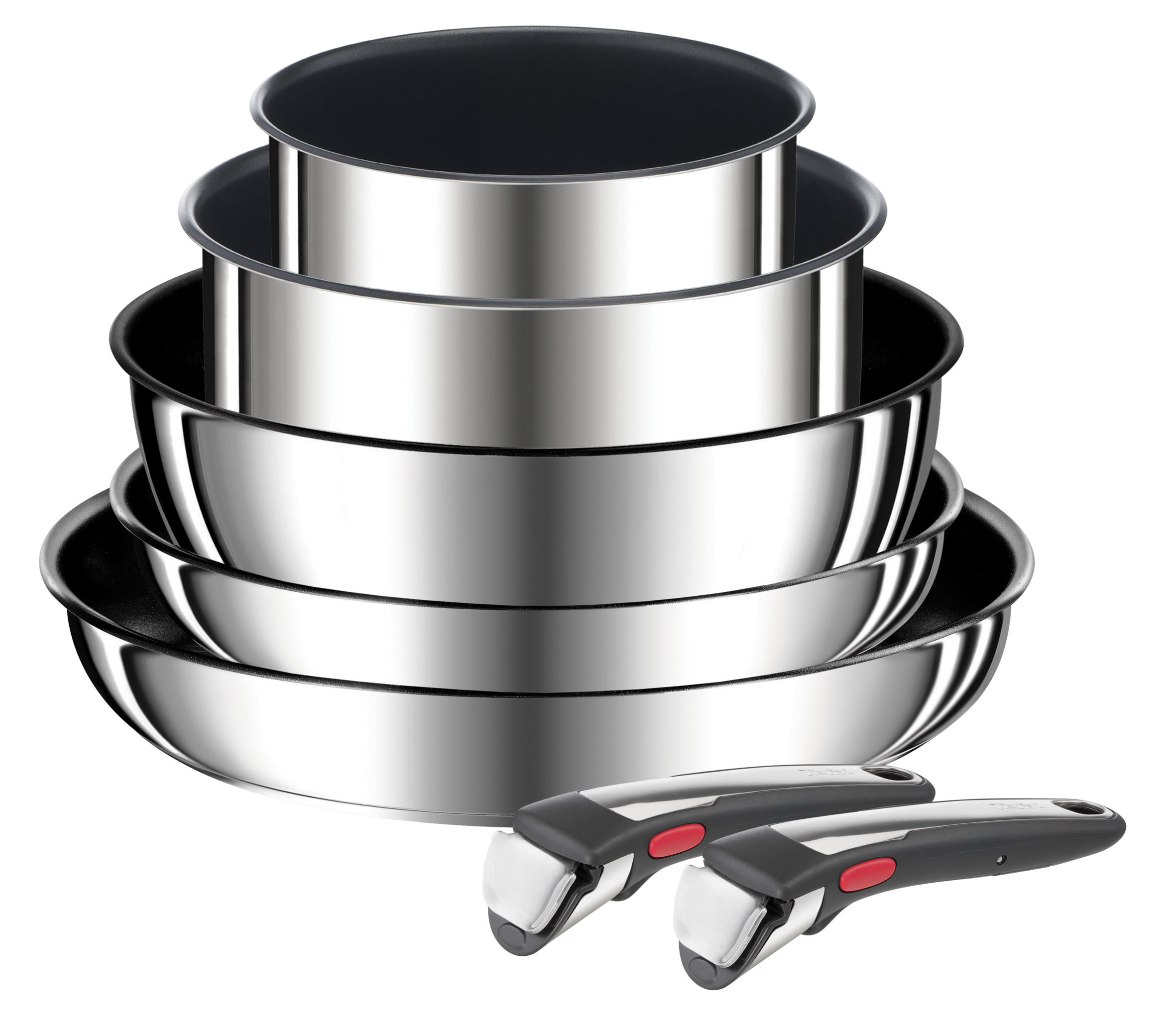 Ingenio Preference, Batería de cocina 7 piezas, Inducción, Inox