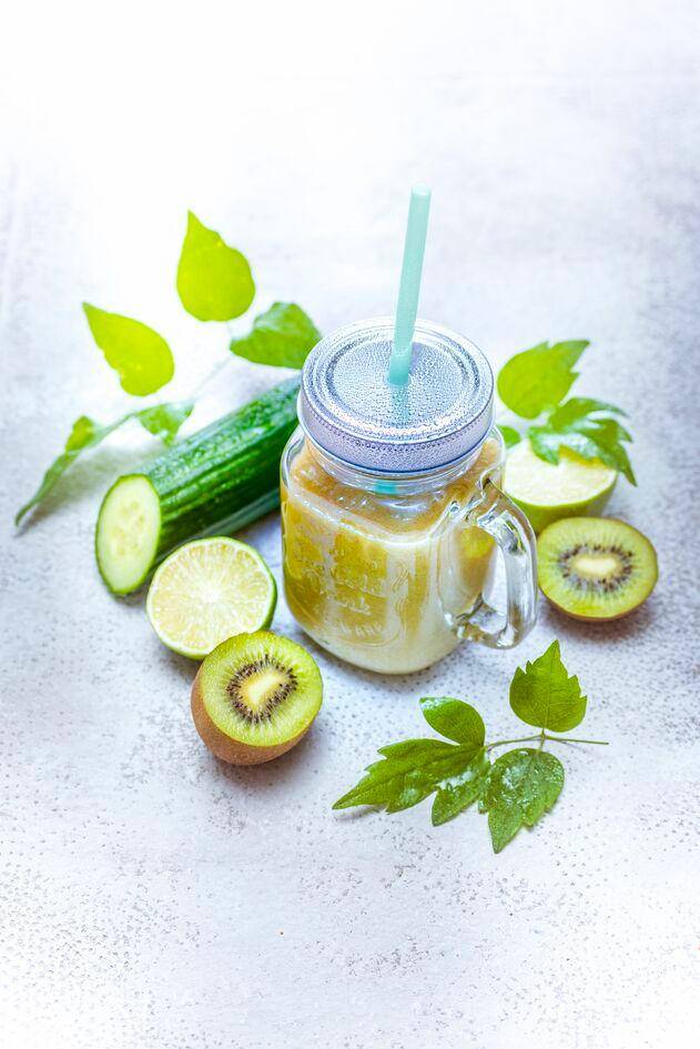 Smoothie de pepino, kiwi, manzana y limón - Receta Perfectmix + | Tefal