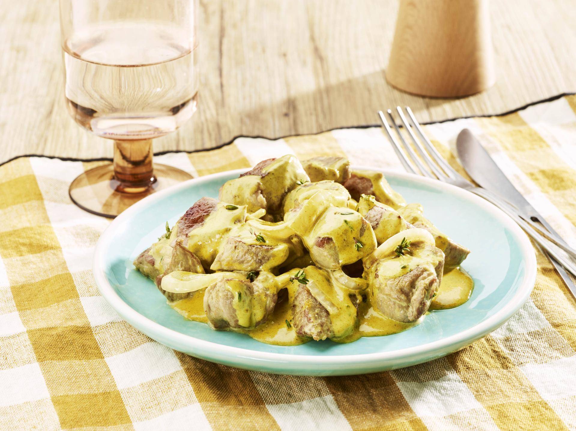 Curry de cerdo - Receta Actifry Express 1kg | Tefal
