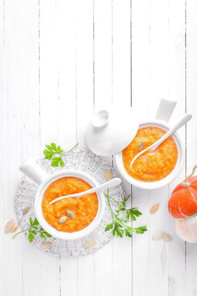 Crema de calabaza con especias de paella - Receta Perfectmix Cook | Tefal