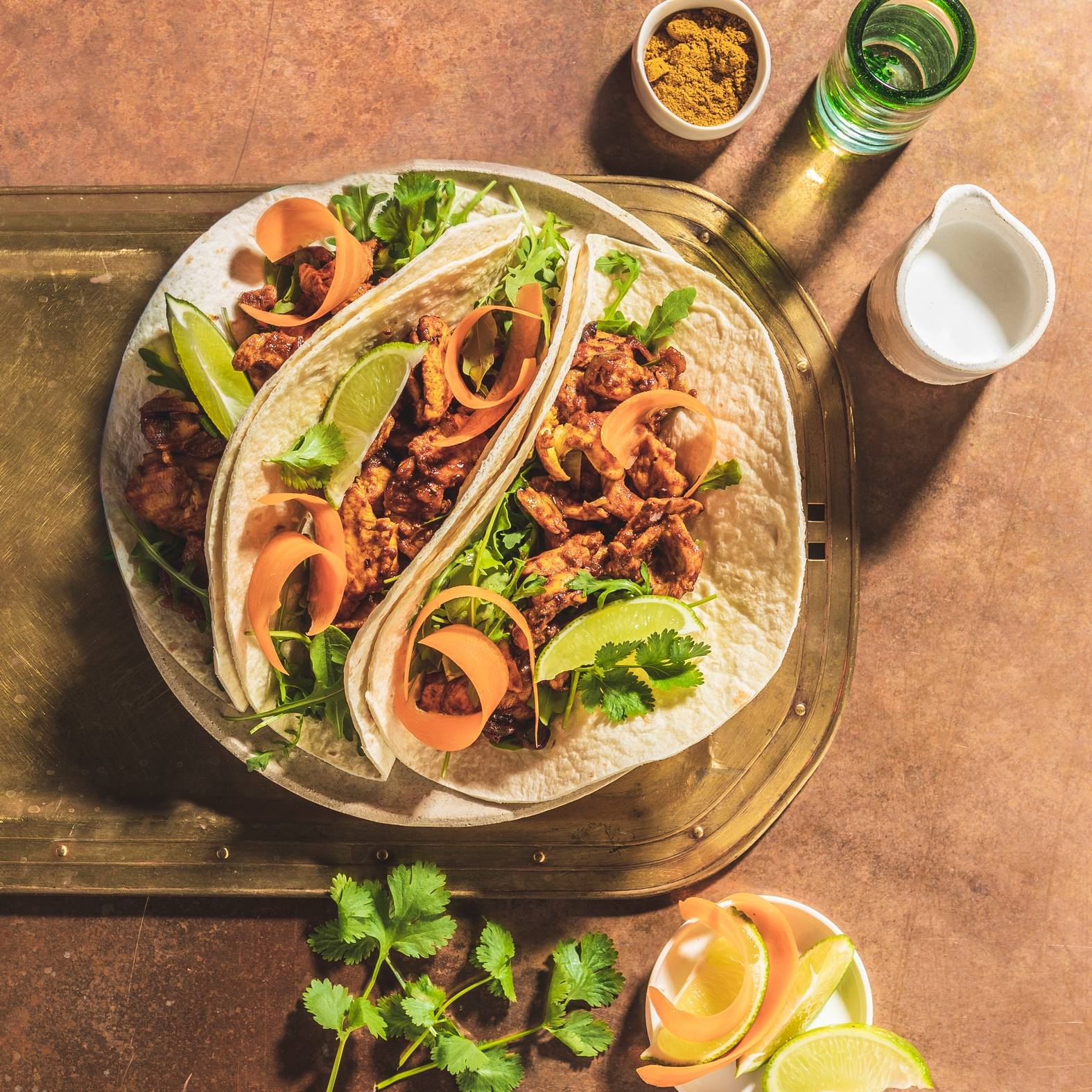 Tacos de pollo tikka - Receta undefined | Tefal