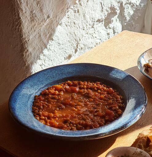 Lentejas guisadas con tomate y tomillo - Receta Sartenes y Ollas | Tefal