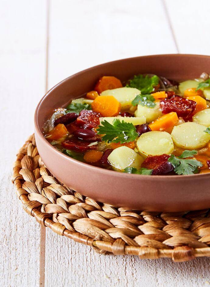 Sopa de piedra portuguesa - Receta Perfectmix Cook | Tefal