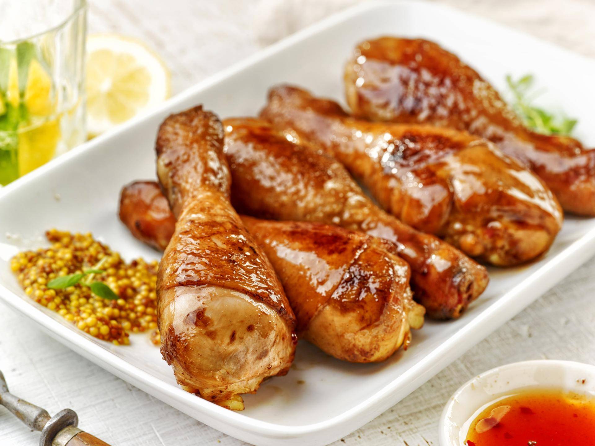 Muslos de pollo caramelizados con miel y jengibre - Receta Actifry Genius | Tefal