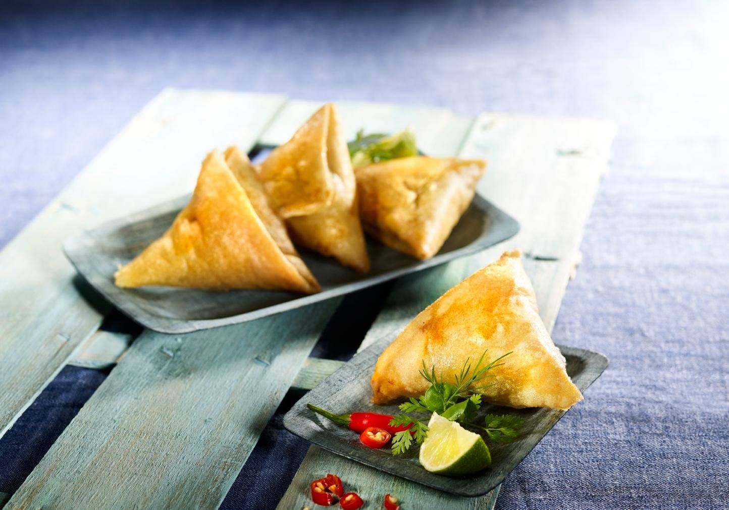 Samosas con mozzarella y tomates secos - Receta Actifry Genius | Tefal