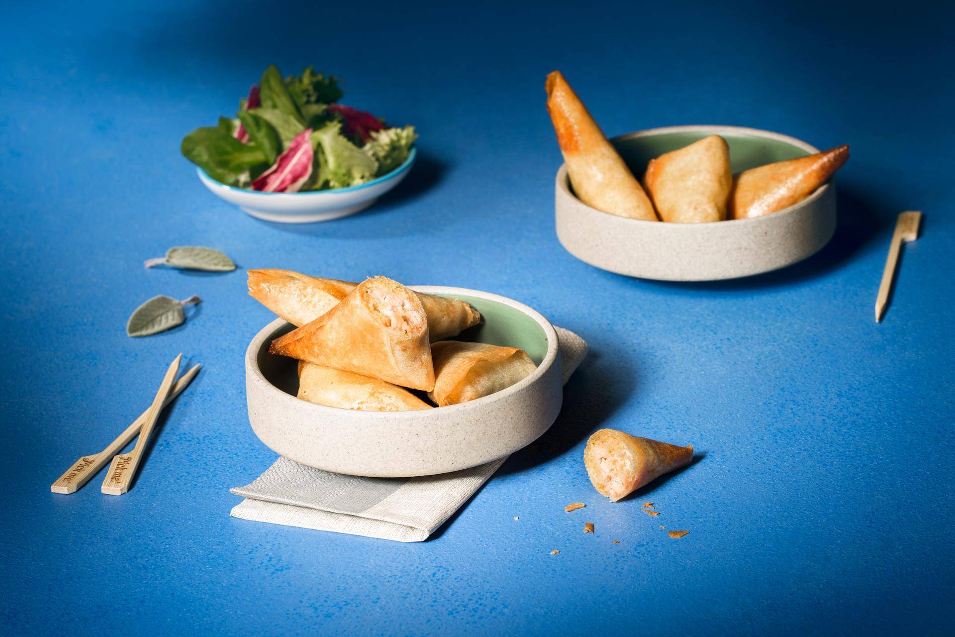 Samosas con salmón - Receta Actifry Genius XL | Tefal