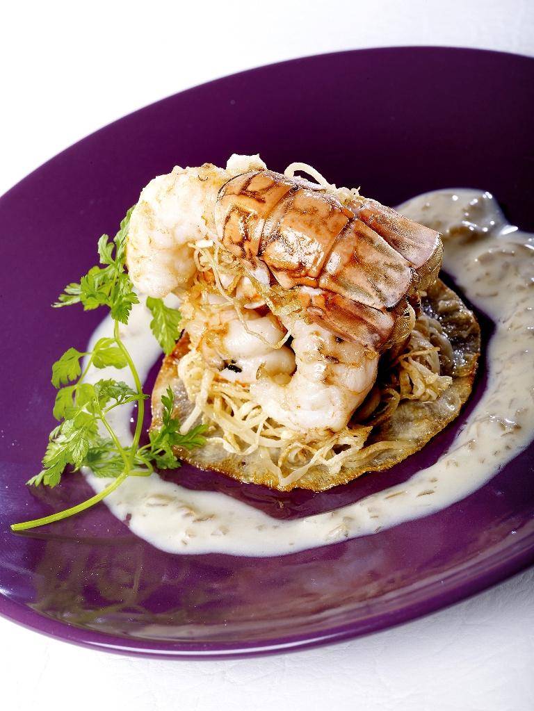 Langostinos salteados con coronas de apio-nabo - Receta Actifry 2 in 1 - 1.5kg | Tefal