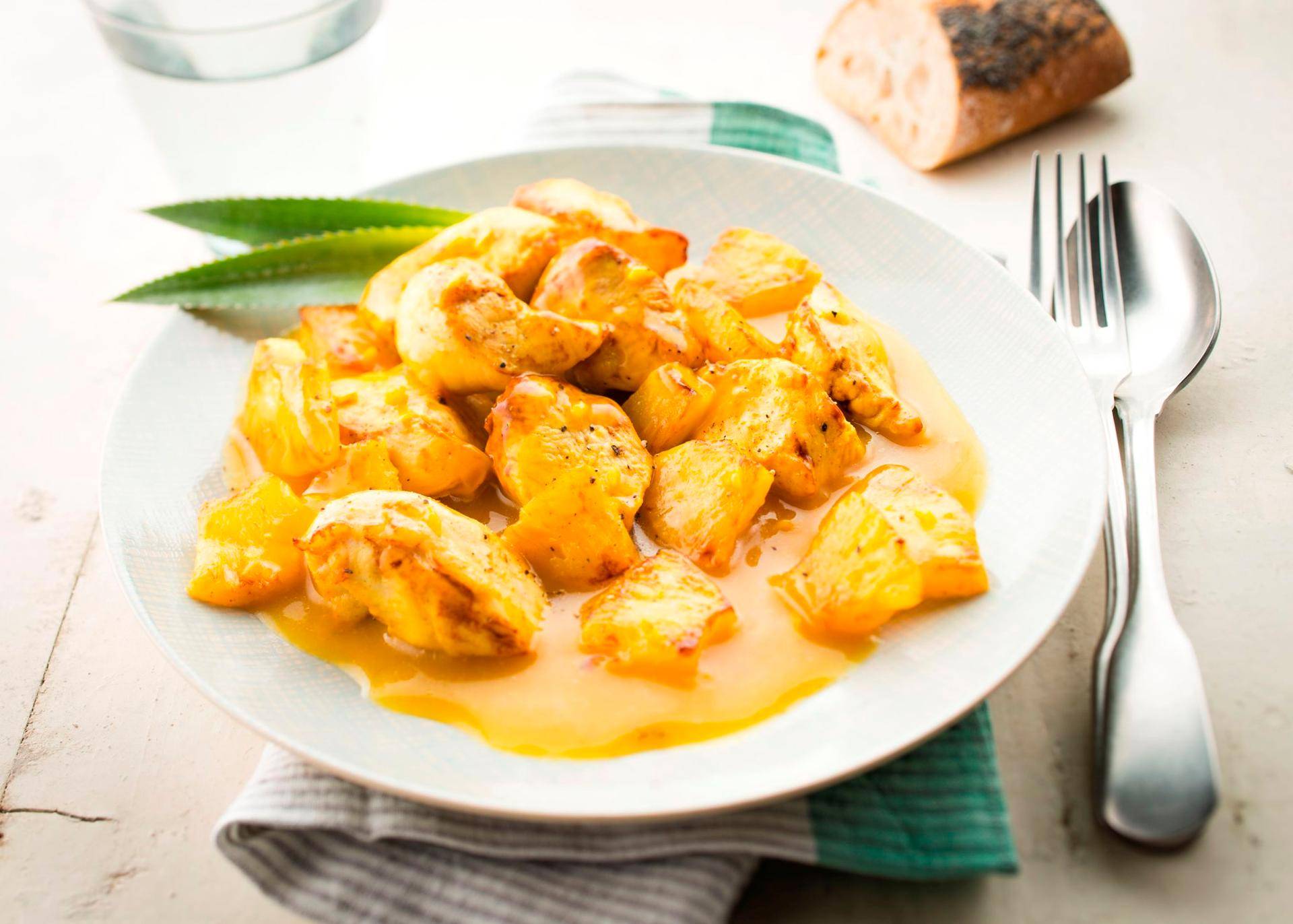 Pollo a la piña - Receta Actifry Express 1kg | Tefal