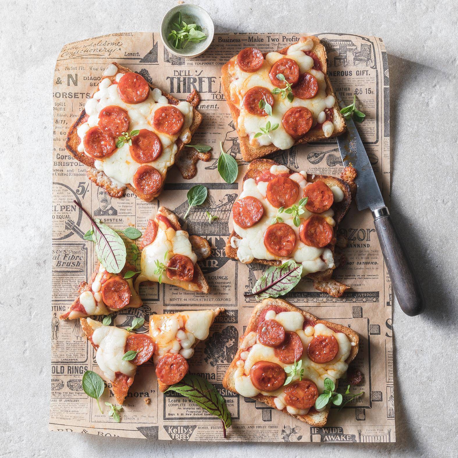 Tostadas de pizza - Receta undefined | Tefal